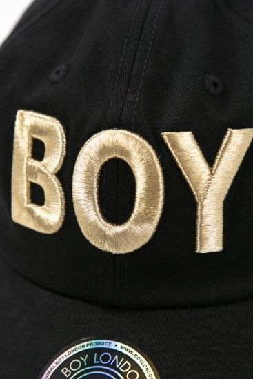 BOY BRIM ZIPPER CAP/ ブラック 【BOY LONDON】