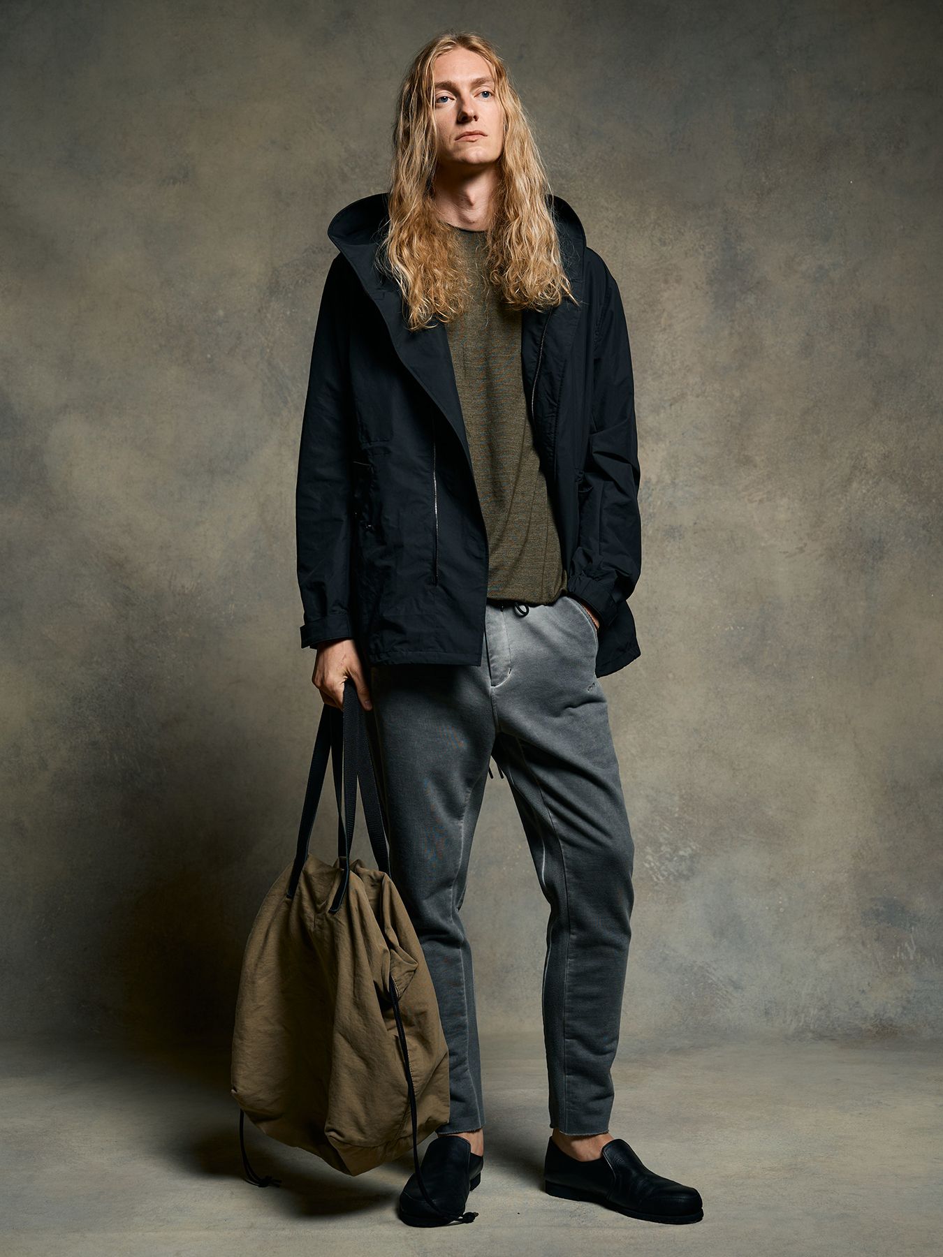 【予約品 9月23日(火) 締切】wrap field parka / ラップフィールドパーカ / ブラック