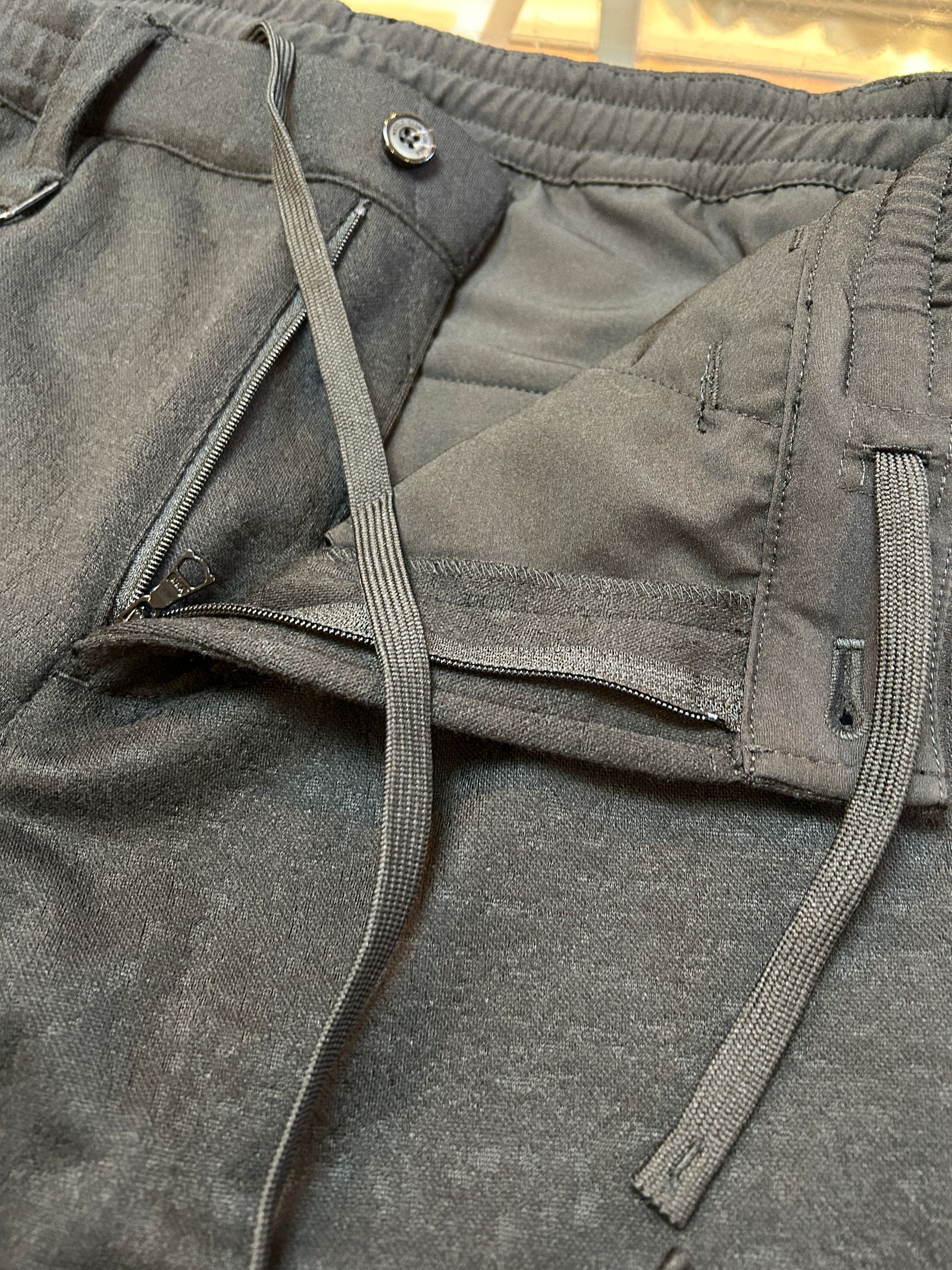 ジャカード織りジャージイージーパンツ BLACK 【NICOLE CLUB FOR MEN】