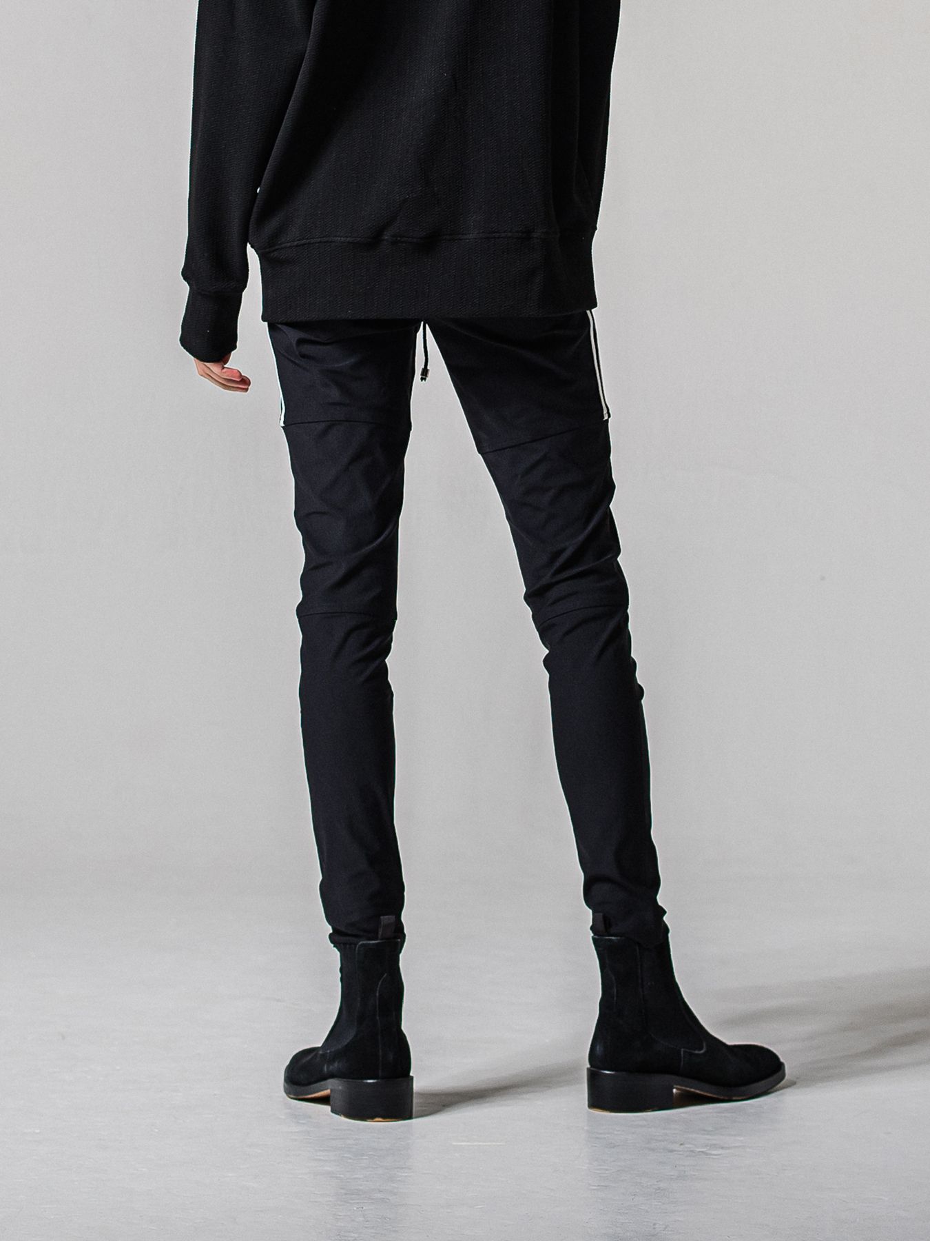 【予約品 11月16日(日) 締切】JOHNSON LINE PANTS / ジョンソンラインパンツ / ブラック×ホワイト