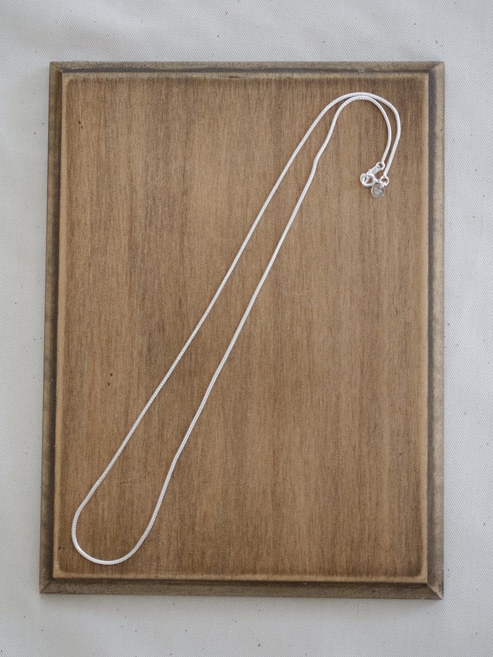《予約品》 FOXTAIL ROUND CHAIN   / シルバー