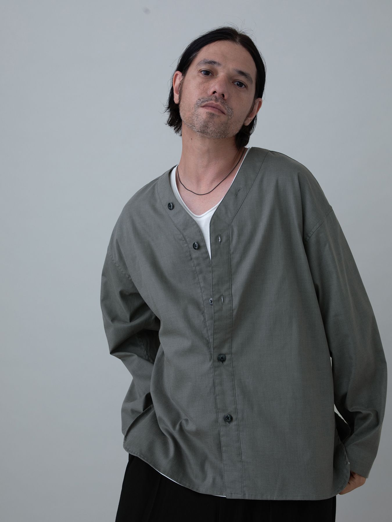 【予約品 11月23日(日) 締切】BASEBALLSHIRTS / ベースボールシャツ / moku.CHARCOAL