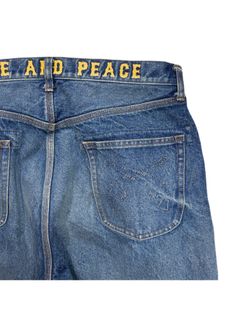 【予約品 3月9日(月) 18:00 締切】VIN/DEN/STR USE/BASIC / USED加工 ヴィンテージ ストレート デニム パンツ / ブルー