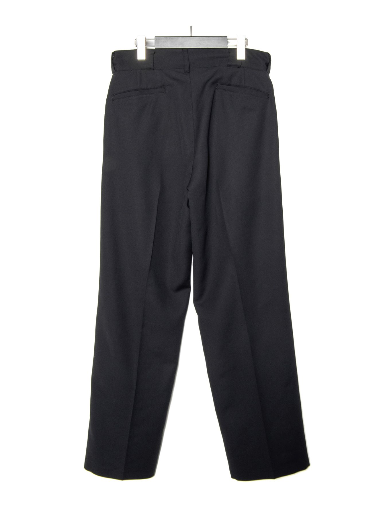 【予約品 9月27日(日) 締切】コットン ポリエステル高機能 ツイル スケーター チノパンツ / BLACK