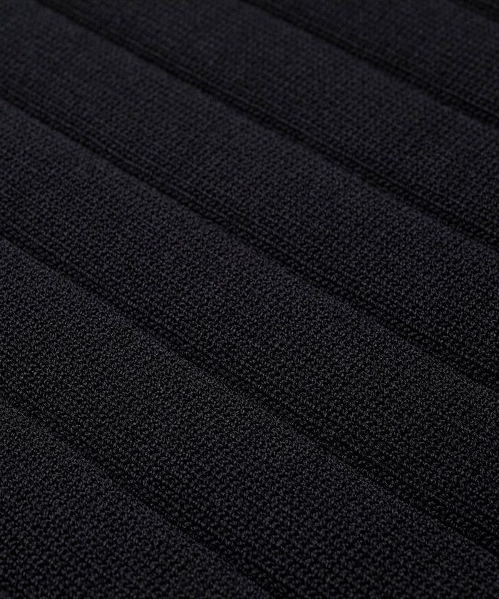 スタッズニットプルオーバー BLACK【NO ID.】