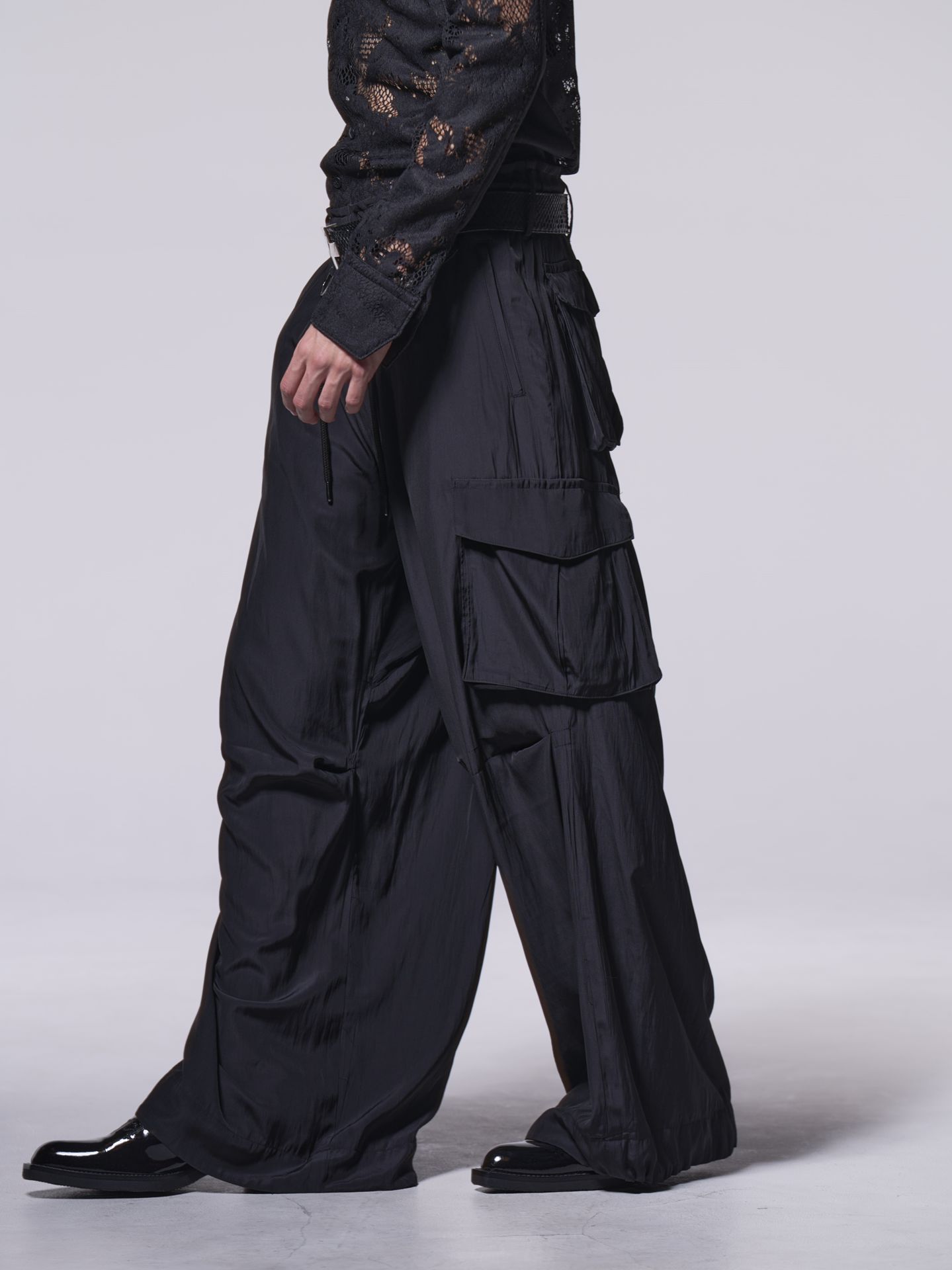 《予約品》  LooseCargoPants / ルーズカーゴパンツ / ブラック