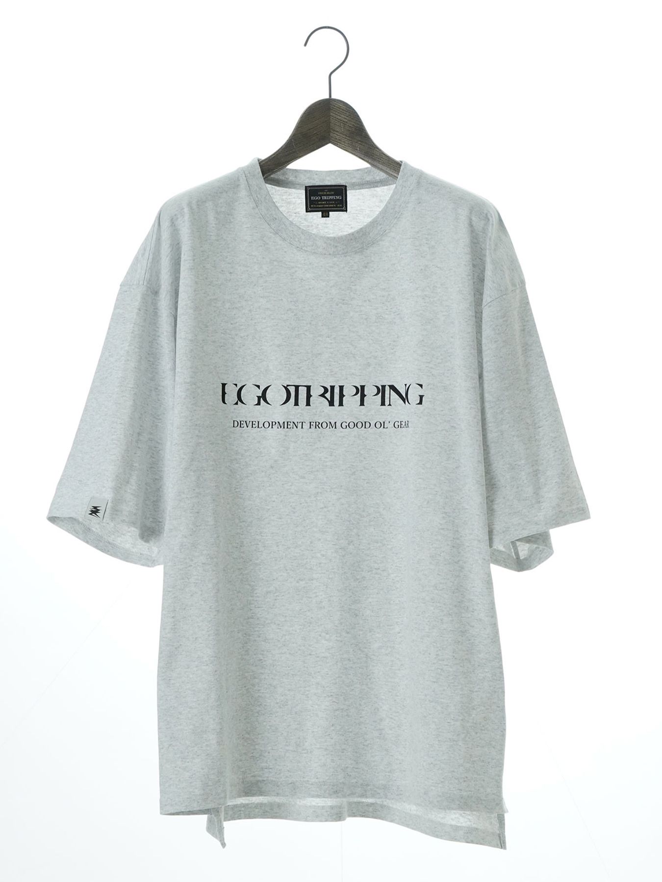 【予約品 11月23日(日) 締切】PRINTTEE-A short / ロゴプリント Tシャツ / ASH