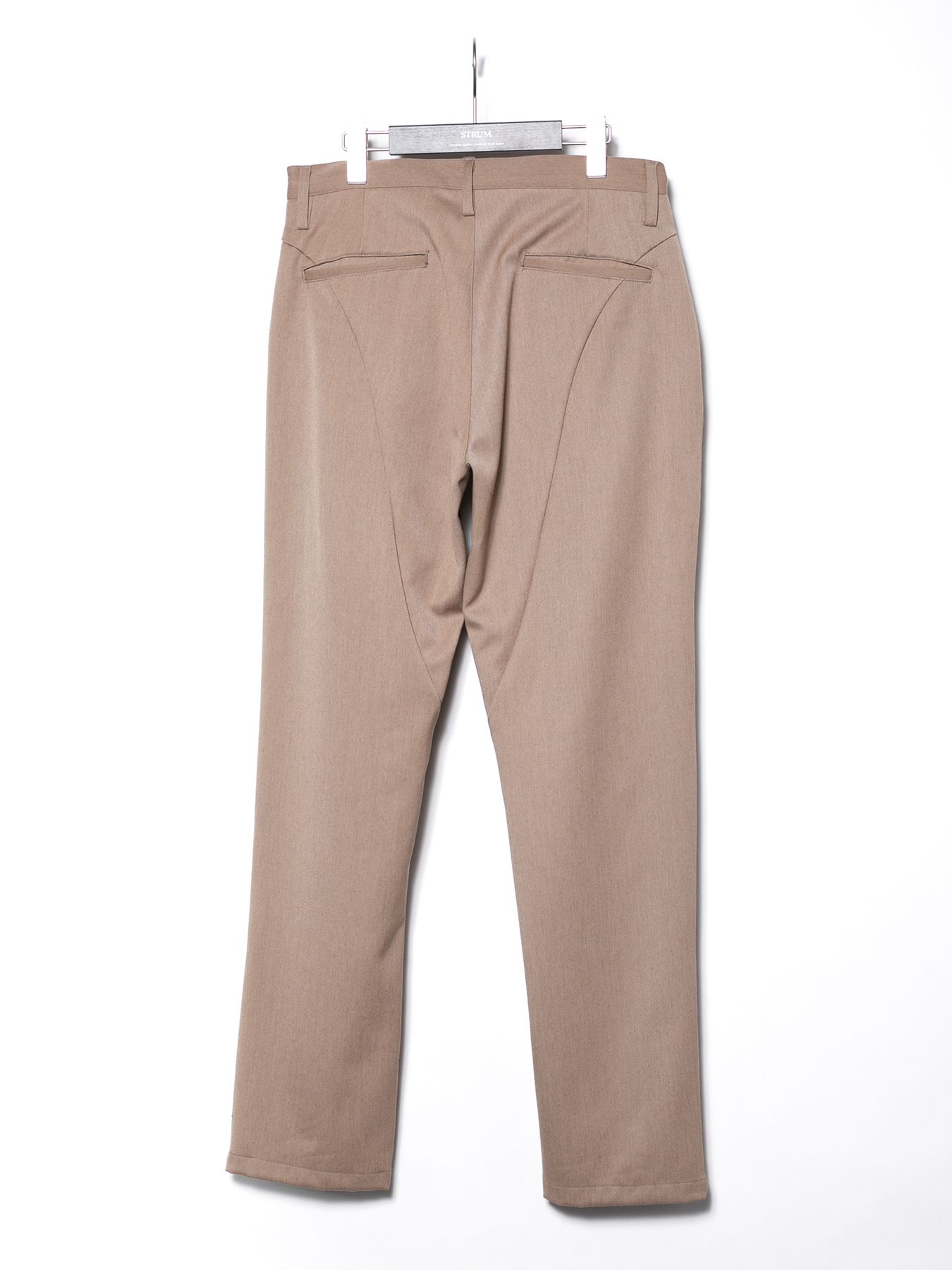 【予約品 】 Washable High Density Wool polyethylene Twill Chino Pants / 高密度 ウール ポリエチレン ウォッシャブル ツイル チノパンツ / キャメル