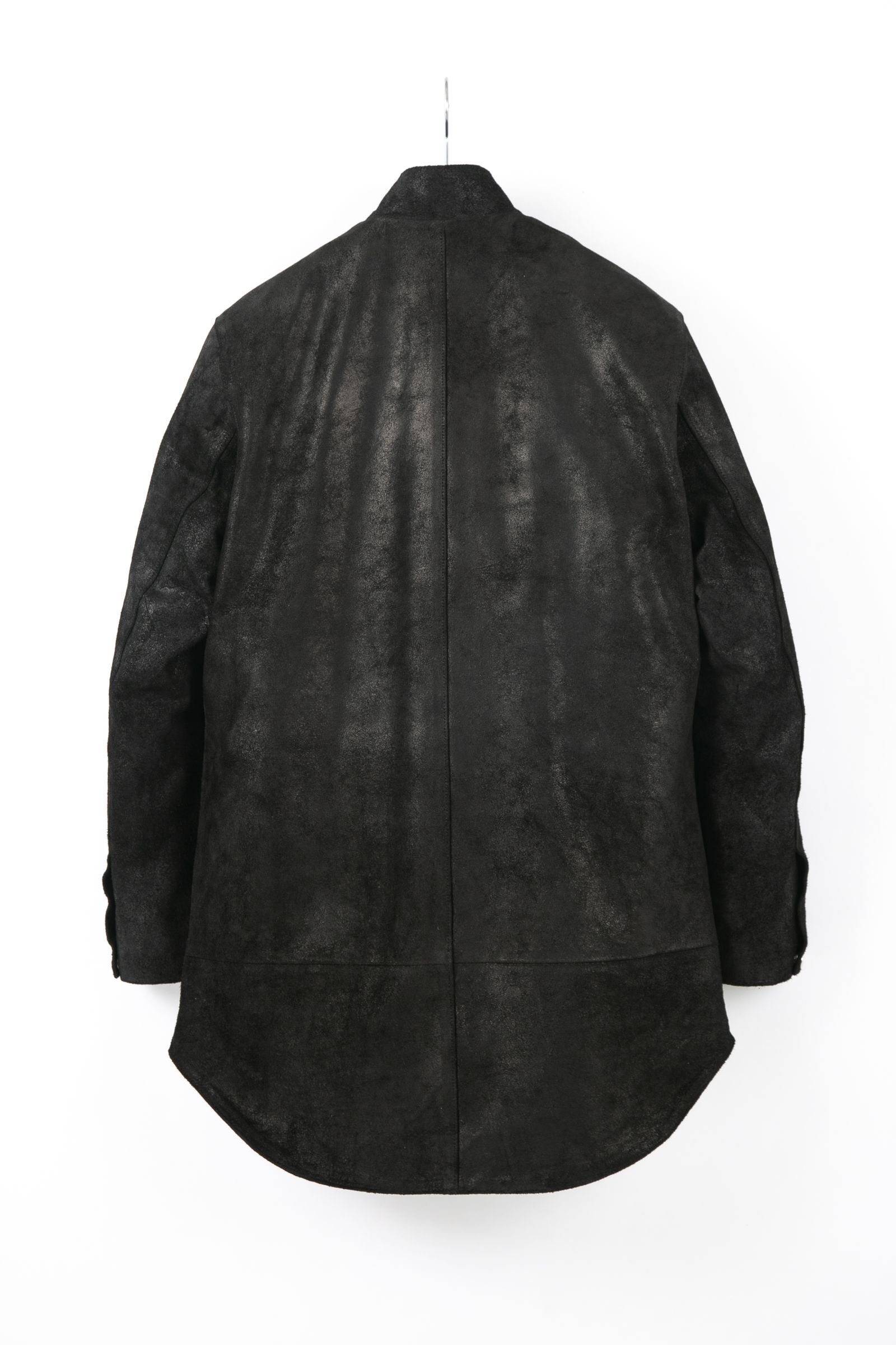 《予約品》ジャパン カウ グレージングスエード トランパーコート TRAMPER / BLACK 【STRUM】 8月中~下旬入荷予定