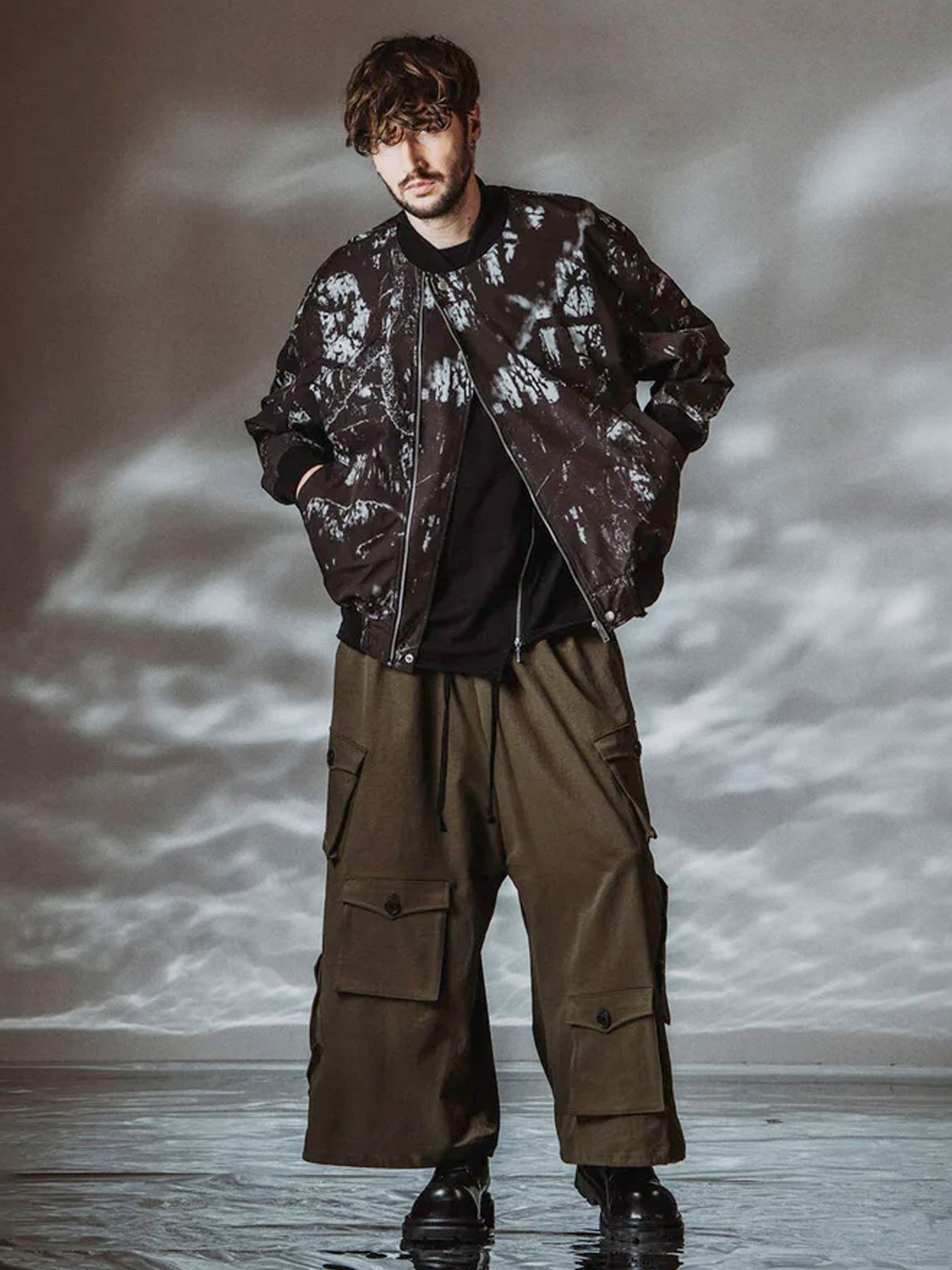 ライダースBIG-MA-1-BLZ / リアルツリーカモフラージュ【NO ID.】