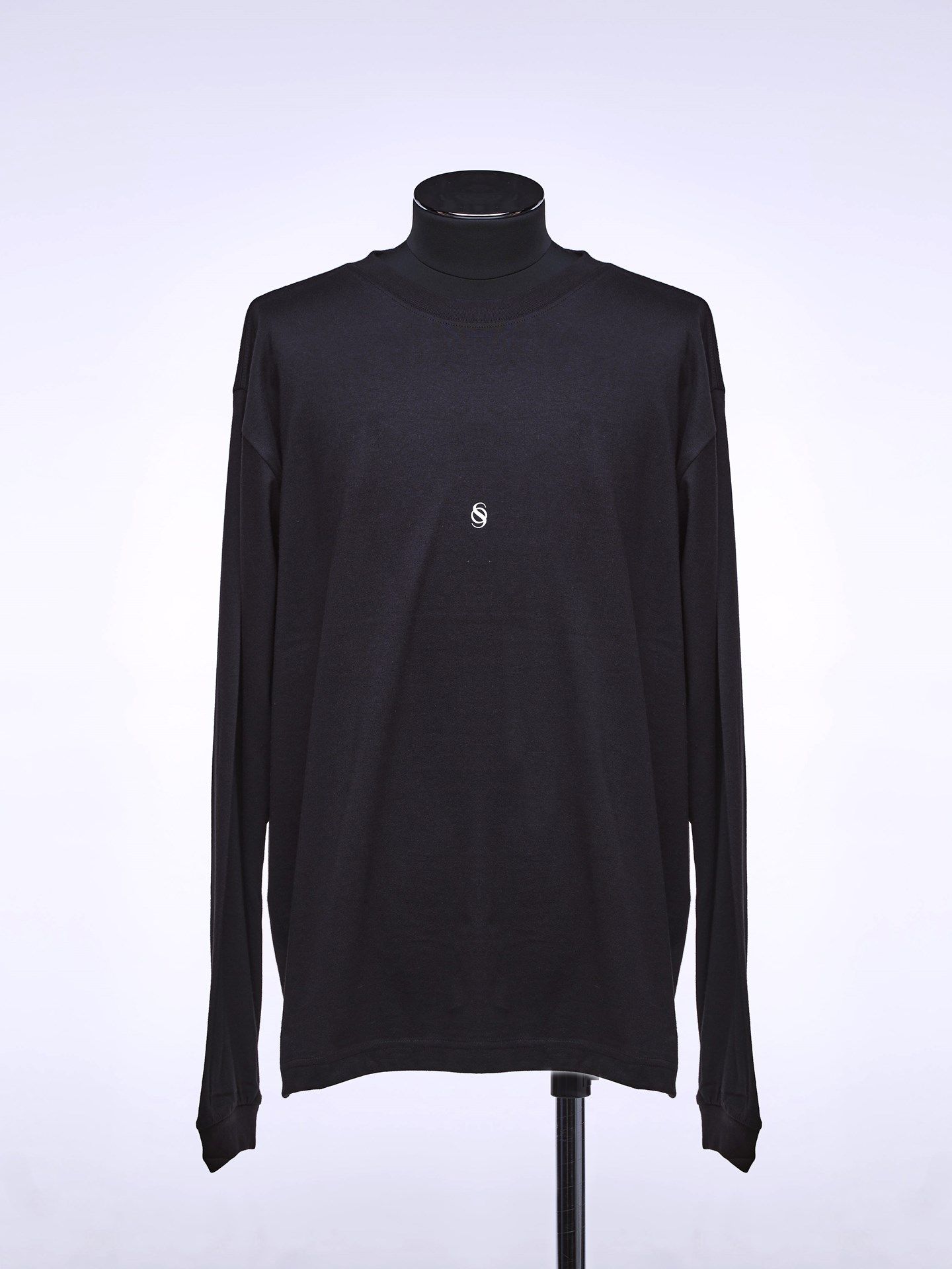 《予約品》 Bougainvilea LongSleeve T / 長袖Tシャツ / ブラック×ホワイト【THE ONENESS】