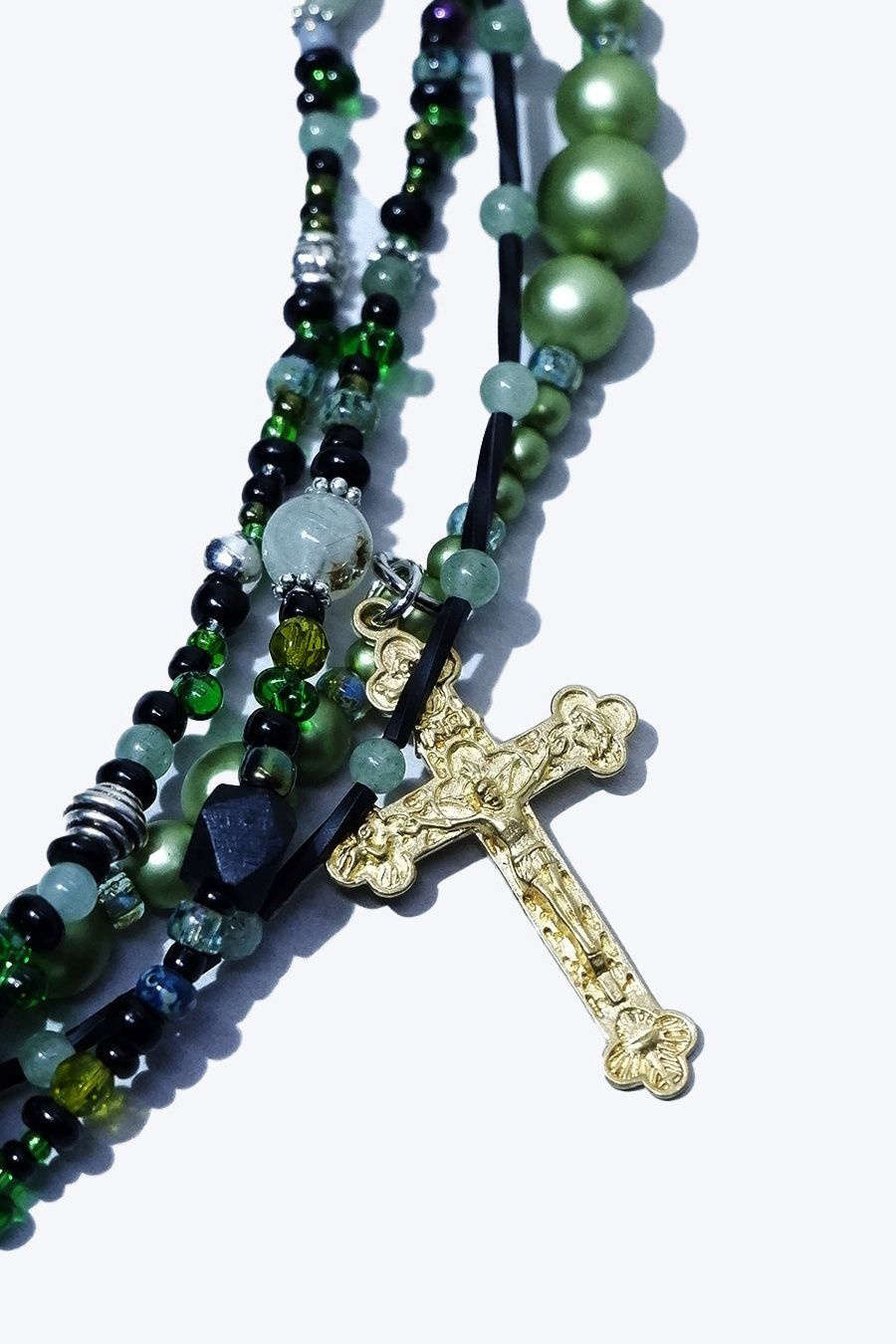 待宵 マツヨイ Necklace ネックレス / GREEN 【Ranunculus】