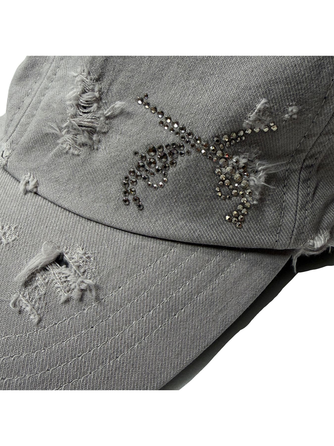 【予約品 8月23日(日) 締切】B.B CAP DAMAGE/CRY / ライトグレー