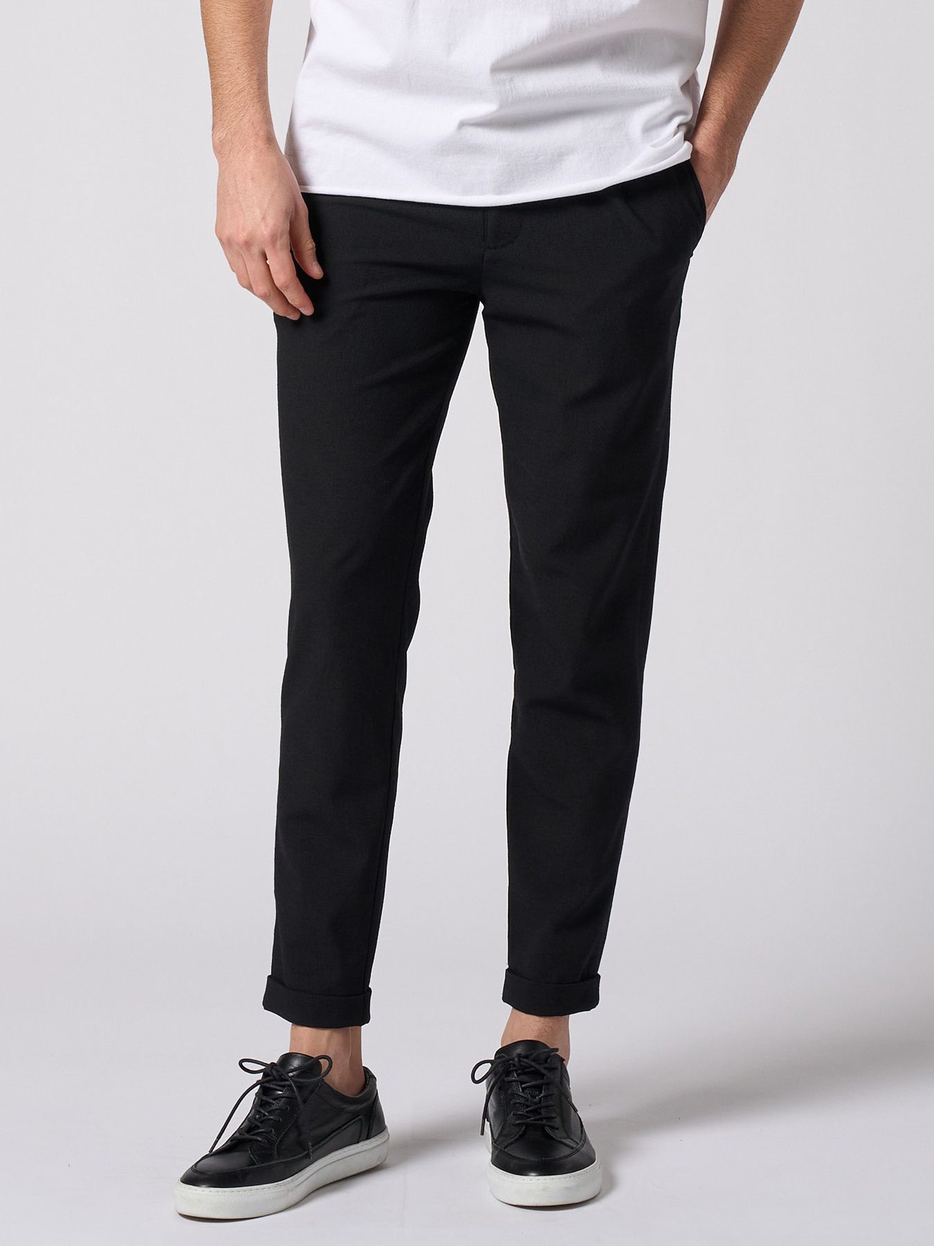 【予約品 1月25日(日) 締切】tuck slim slacks / タックスリムスラックス / ブラック