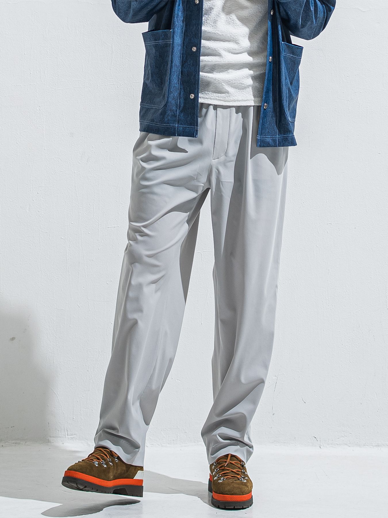 【予約品 2月15日(日) 18:00 締切】BEN PANTS / ワイドルーズパンツ / グレー