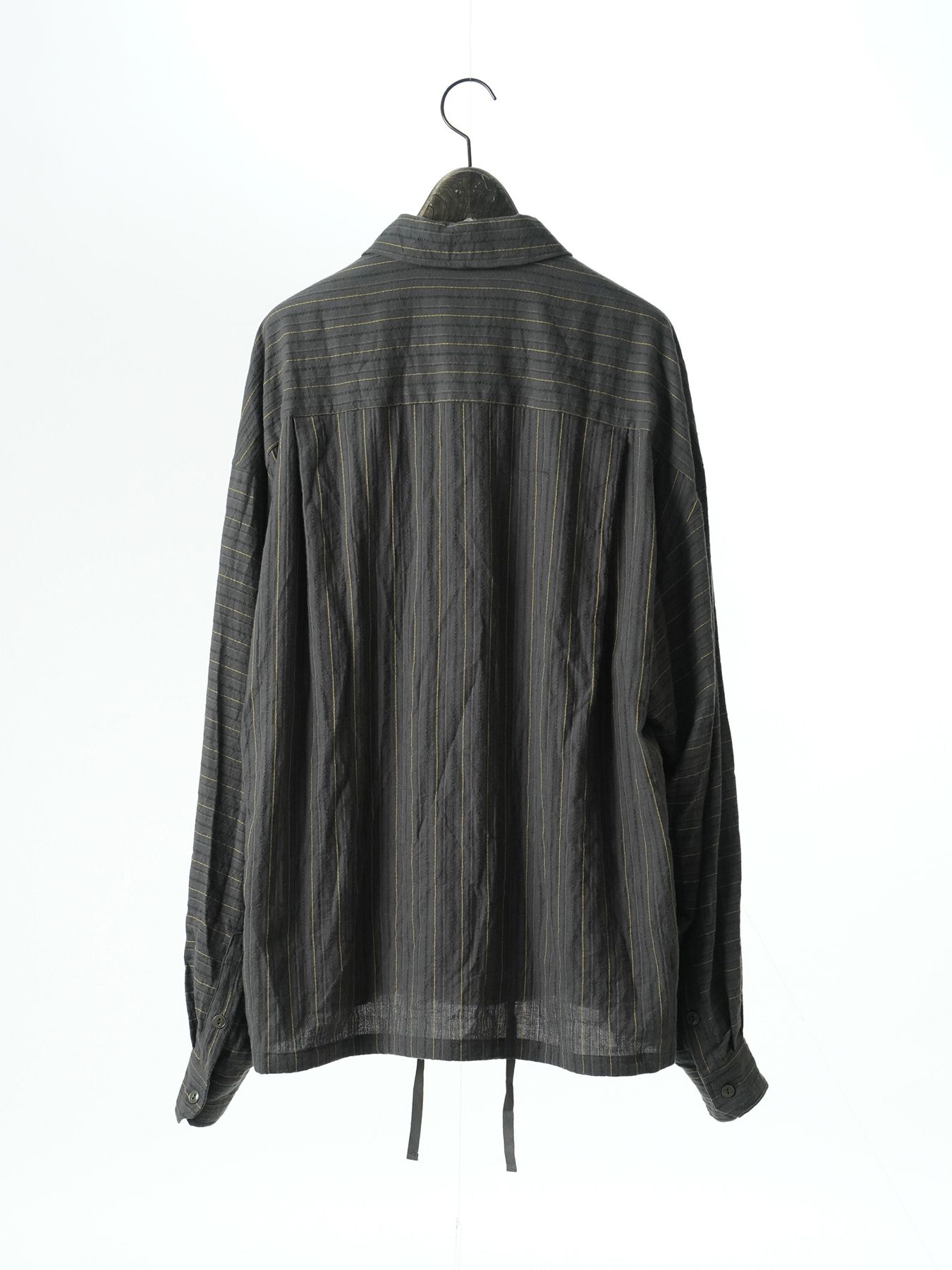【予約品 5月27日(水) 締切】BRUSH-PULLOVERSHIRTS / オーバーシャツ / ダークブラウン