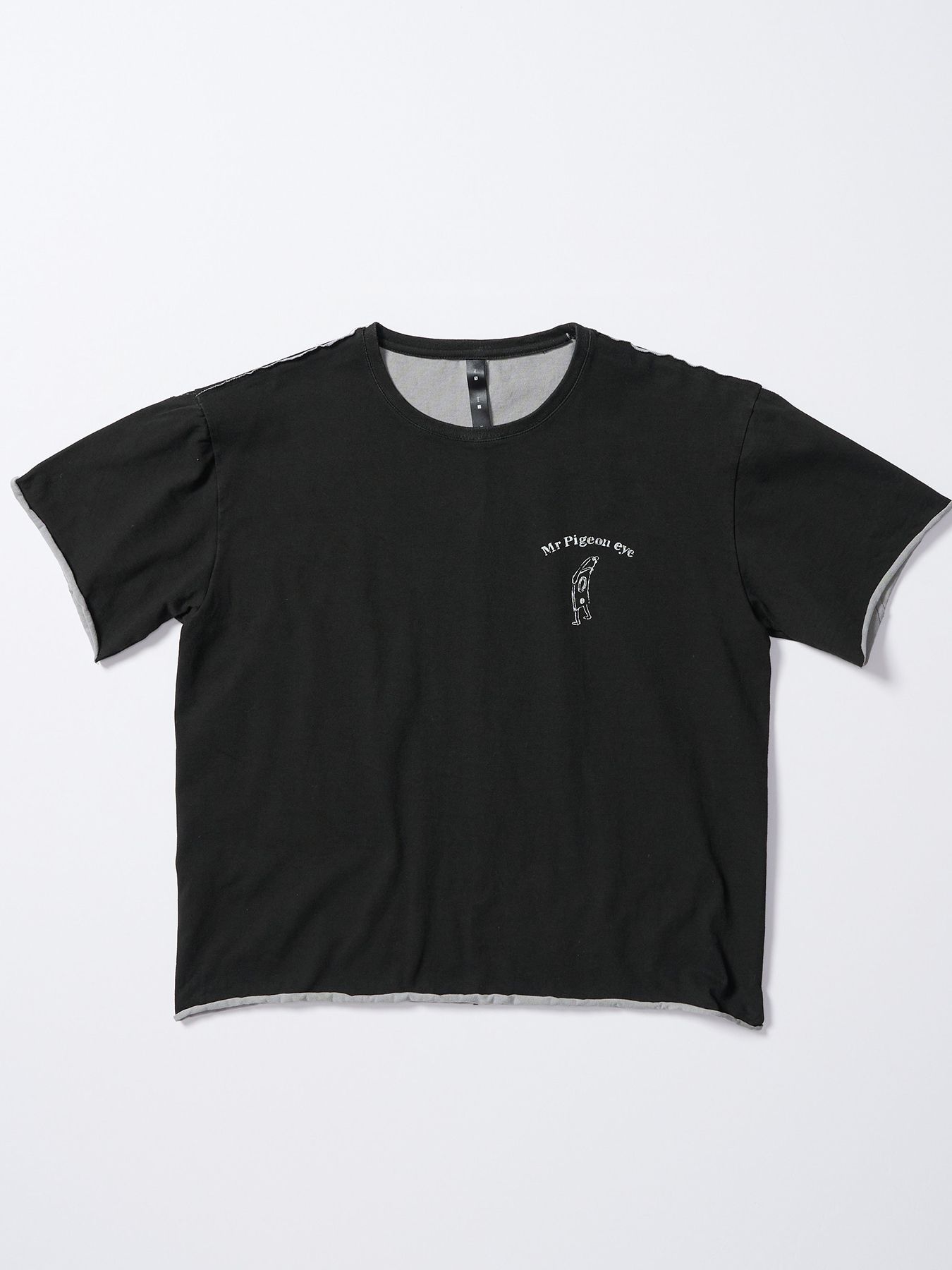 【予約品 4月19日(日) 18時締切】Ohta Design × wjk collaboration："relax" cut-off S/S / "relax" カットオフ ショートスリーブ / ブラック