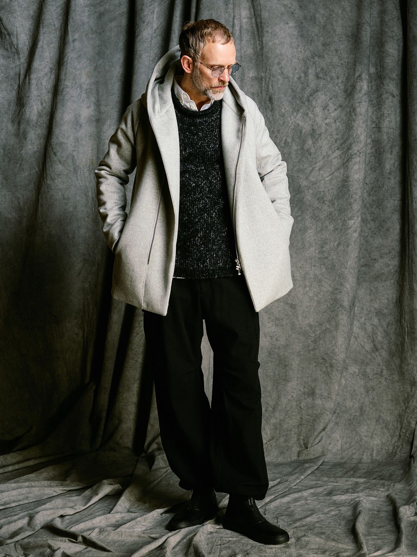 【予約品 4月19日(日) 18時締切】zip witch coat / ジップ ウィッチコート / ライトグレー