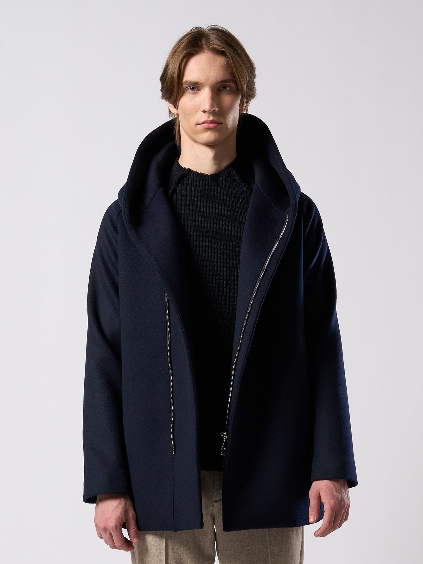 【予約品 4月19日(日) 18時締切】zip witch coat / ジップ ウィッチコート / ネイビー