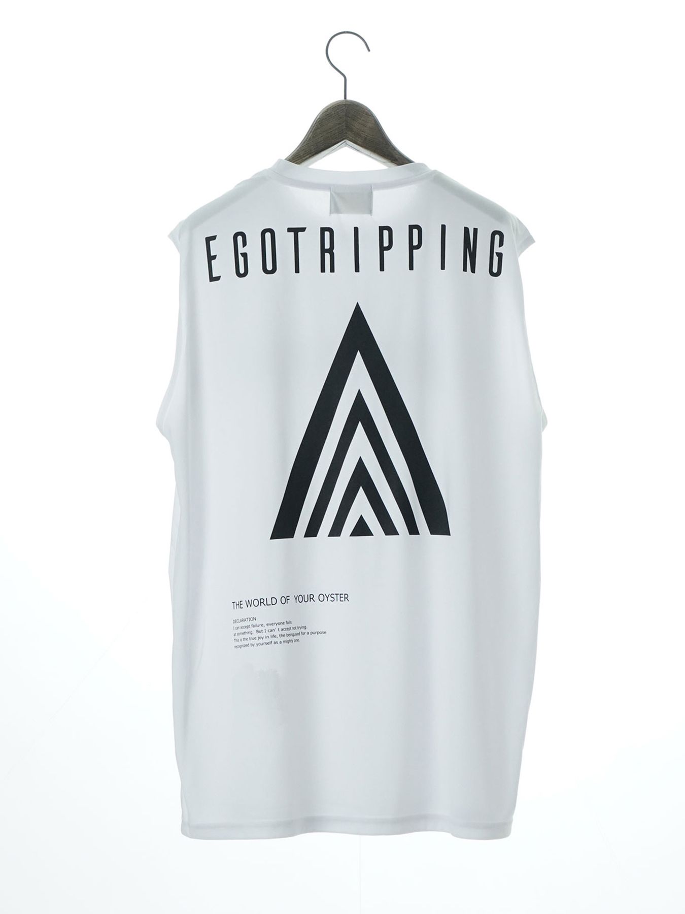 【予約品 11月23日(日) 締切】SLEEVELESS / トレーニングウェア / WHITE