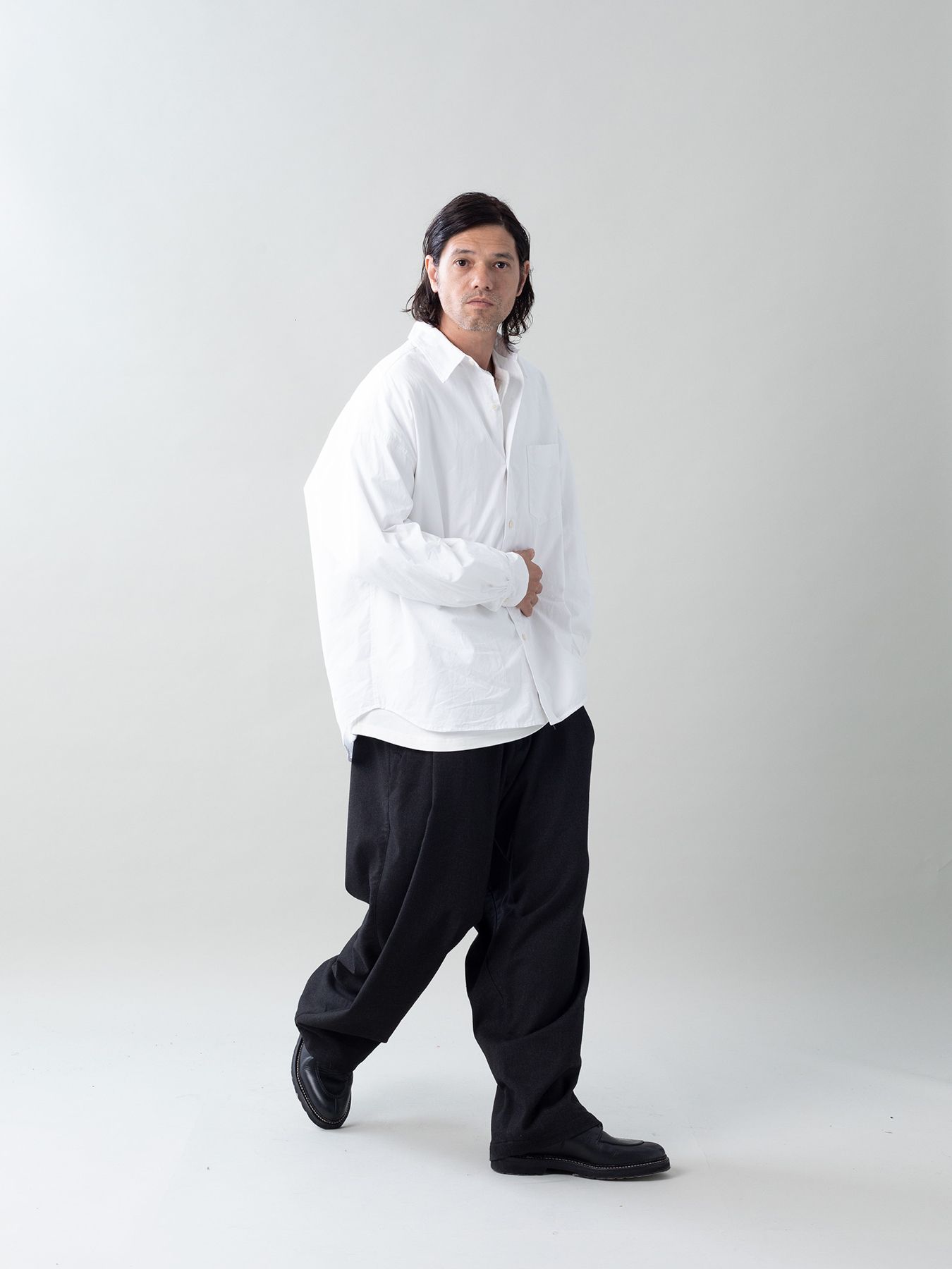 【予約品 5月6日(水) 締切】DRIFT-SHIRTS / ワイドシャツ / ホワイト