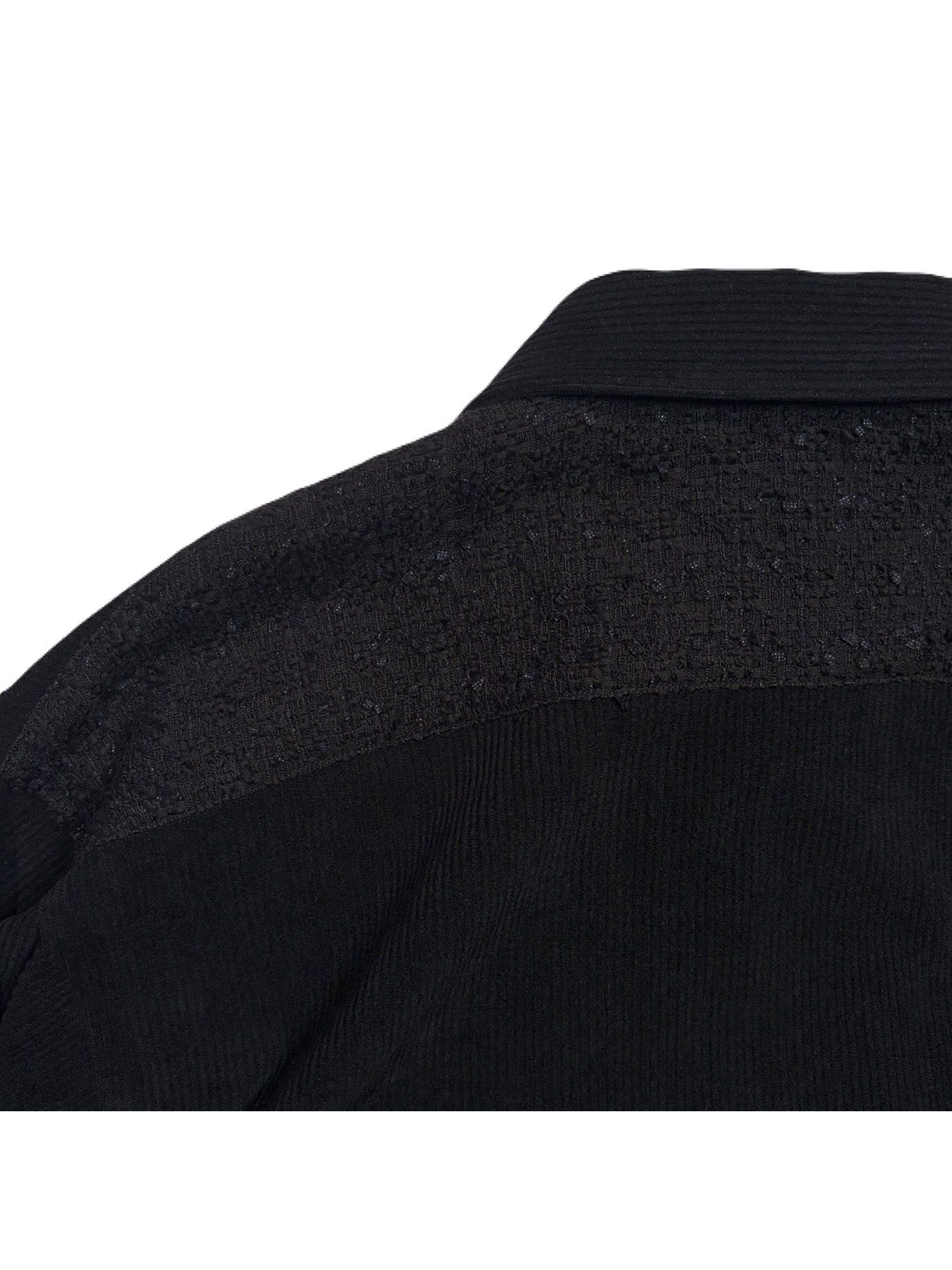 【予約品 3月9日(月) 18:00 締切】CORDUROY SH / コーデュロイ シャツ / ブラック