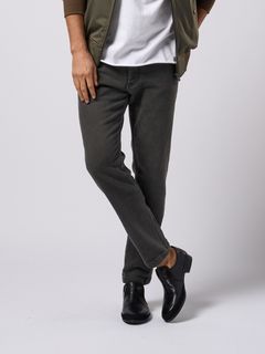 【予約品9月19日 10時締め】 denim jersey 5PK pants  / デニムジャージ / usedブラック
