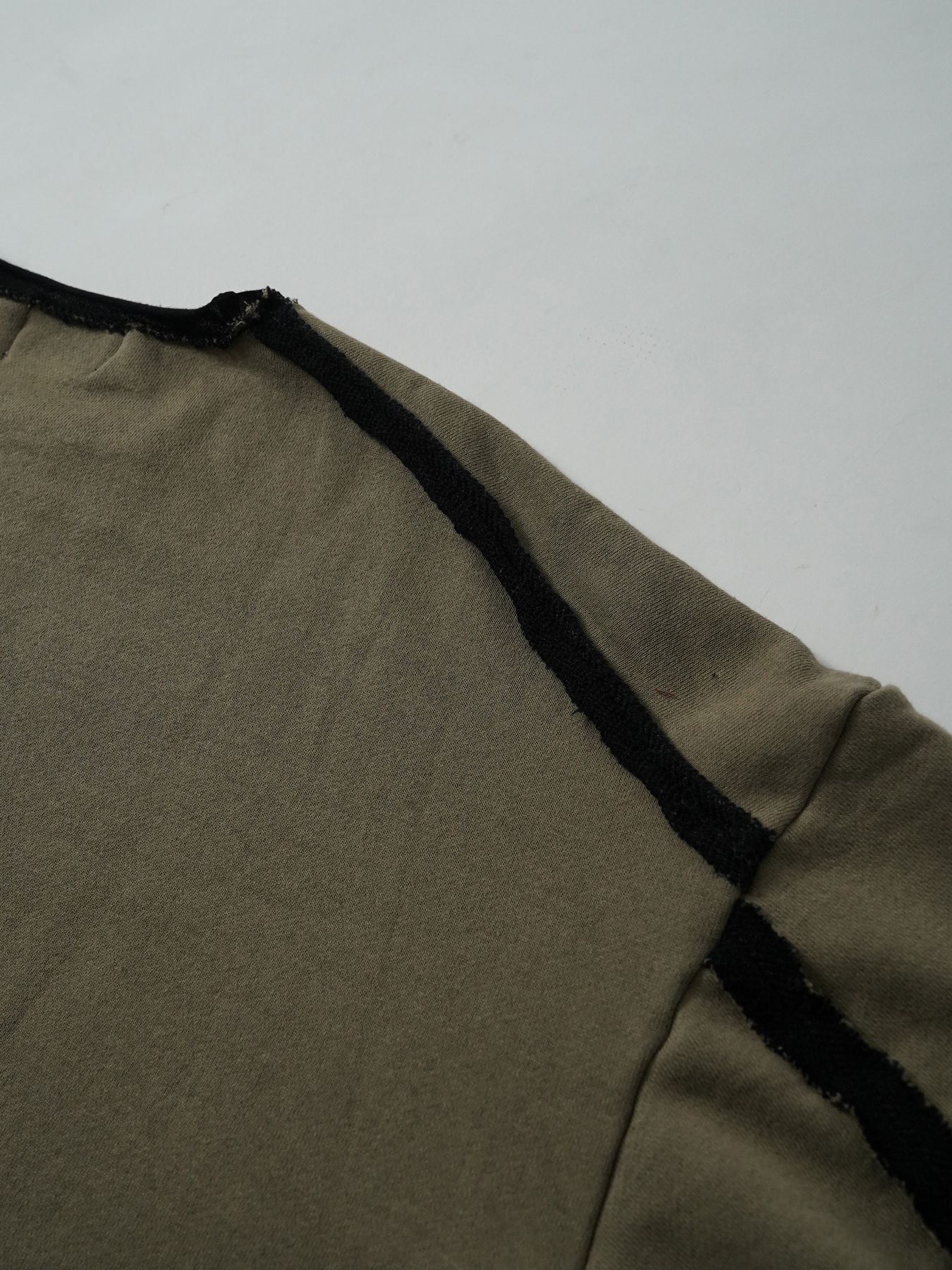 【予約品 5月6日(水) 締切】BRUTE-SWEAT / スウェットトレーナー / ベージュ×ブラック