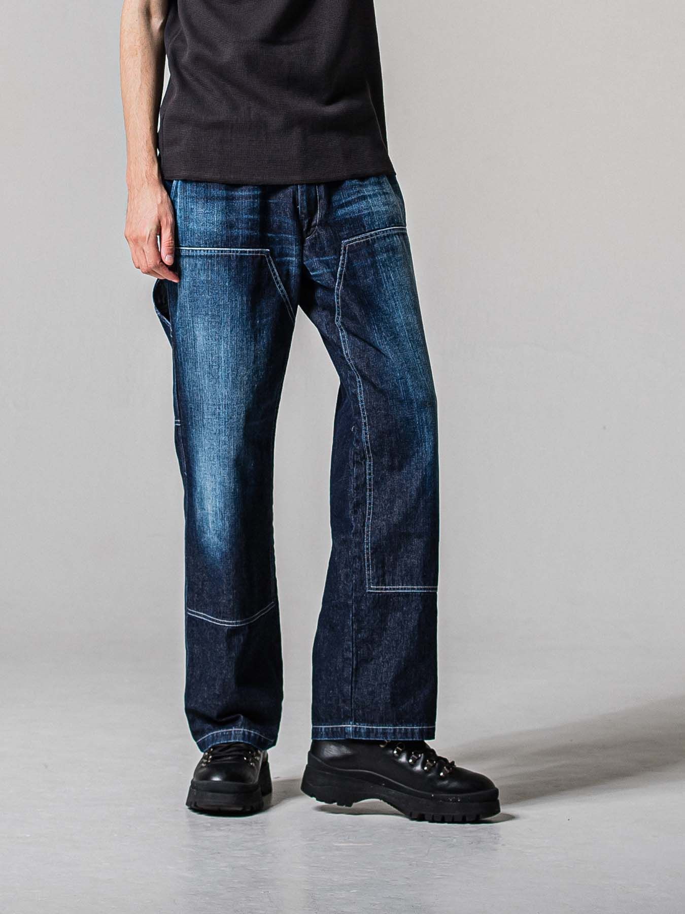 【予約品 11月16日(日) 締切】DOUBLE KNEE PT / ダブルニーワークパンツ / ダークインディゴ