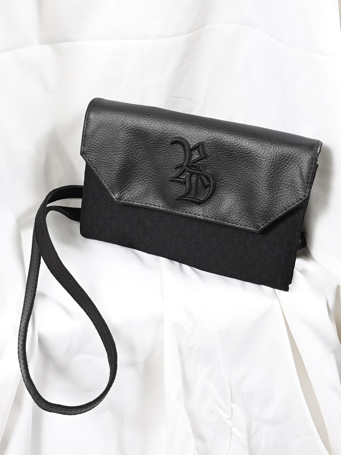 【予約品 】DECADEコラボ CLUTCH WALLETSHOULDER BAG / クラッチ ウォレットショルダーバッグ / ブラック