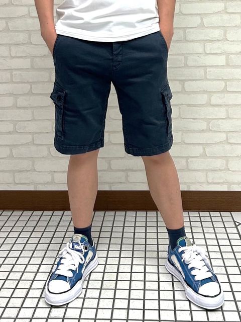 10.5 HYPERFLEX DENIM SHORTS / デニムショートパンツ  / ネイビー 【REPLAY】