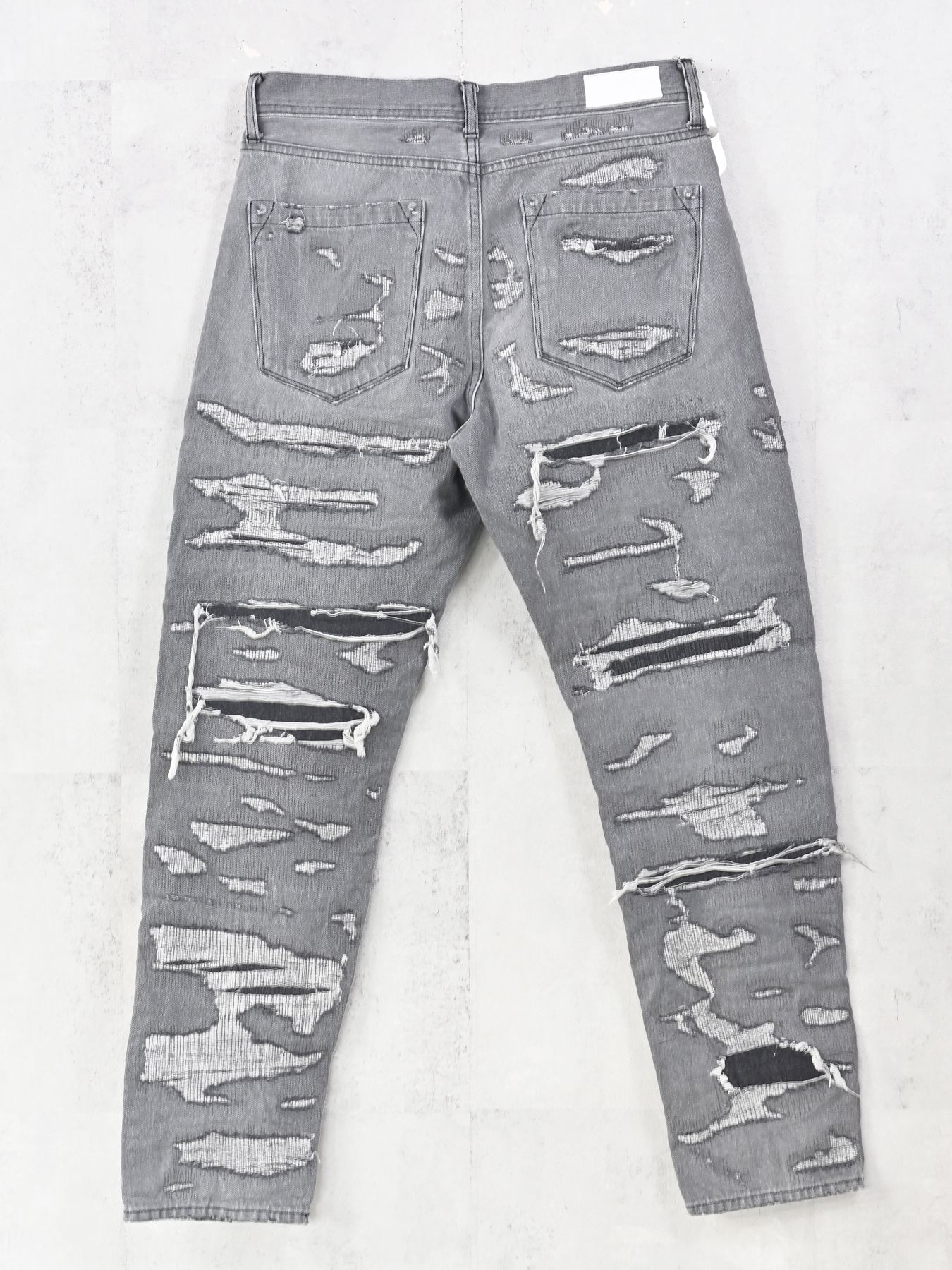 【予約品 9月6日(日) 締切】SCOTT JEANS / ライトオンスヴィンテージジーンズ / ブラック スペシャルクラッシュ