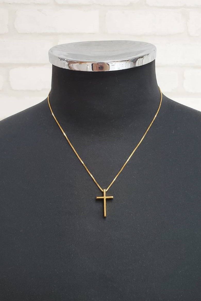 ARCHITECT CROSS PENDANT / SV925.GD