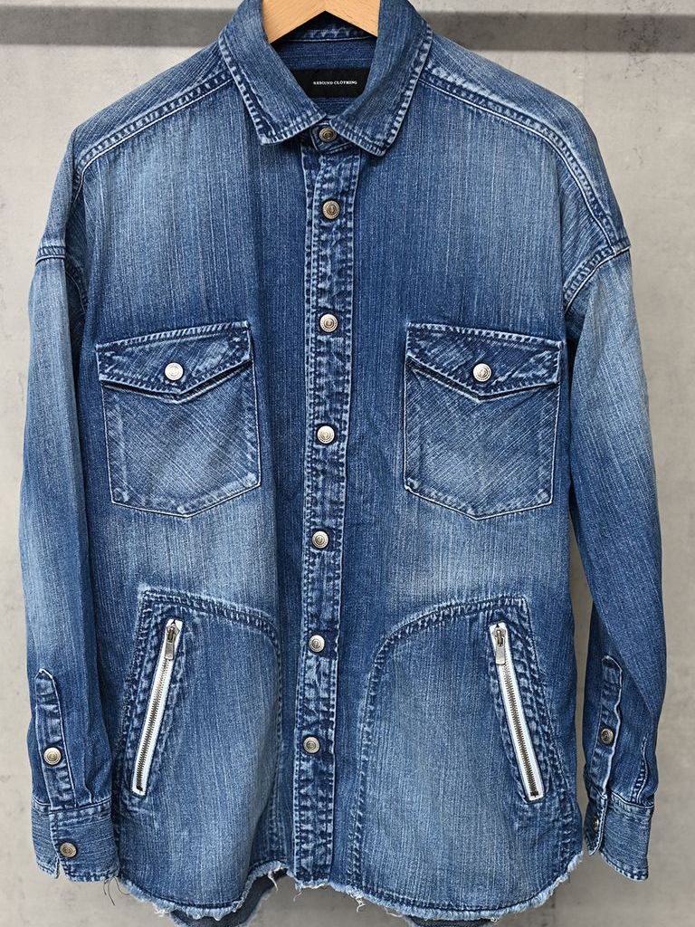《予約》 OVER DENIM shirts / デニムシャツ / ダークインディゴ