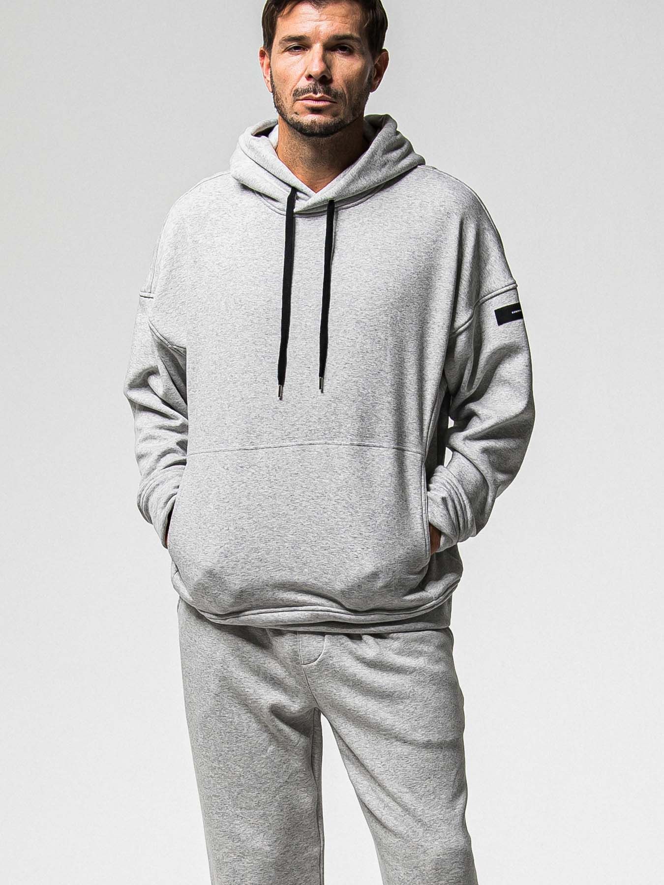 【予約品 8月31日(日) 締切】FRIDAY OLD COVER VEROURS FLEECE HOODIE / FRIDAYコラボ オールドカバー ベロアフリース フーディ / グレー
