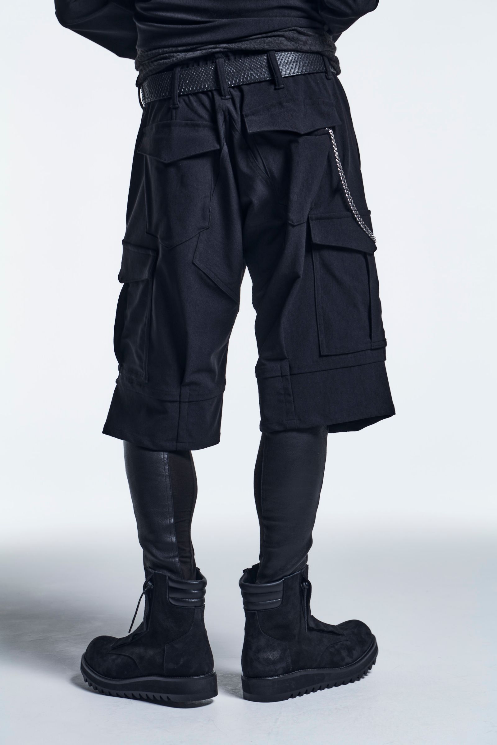 《予約品》 CurvePants BlackBlackDenim / Black 【kiryuyrik】 9月入荷予定