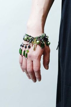 待宵 マツヨイ Bracelet ブレスレット / GREEN 【Ranunculus】