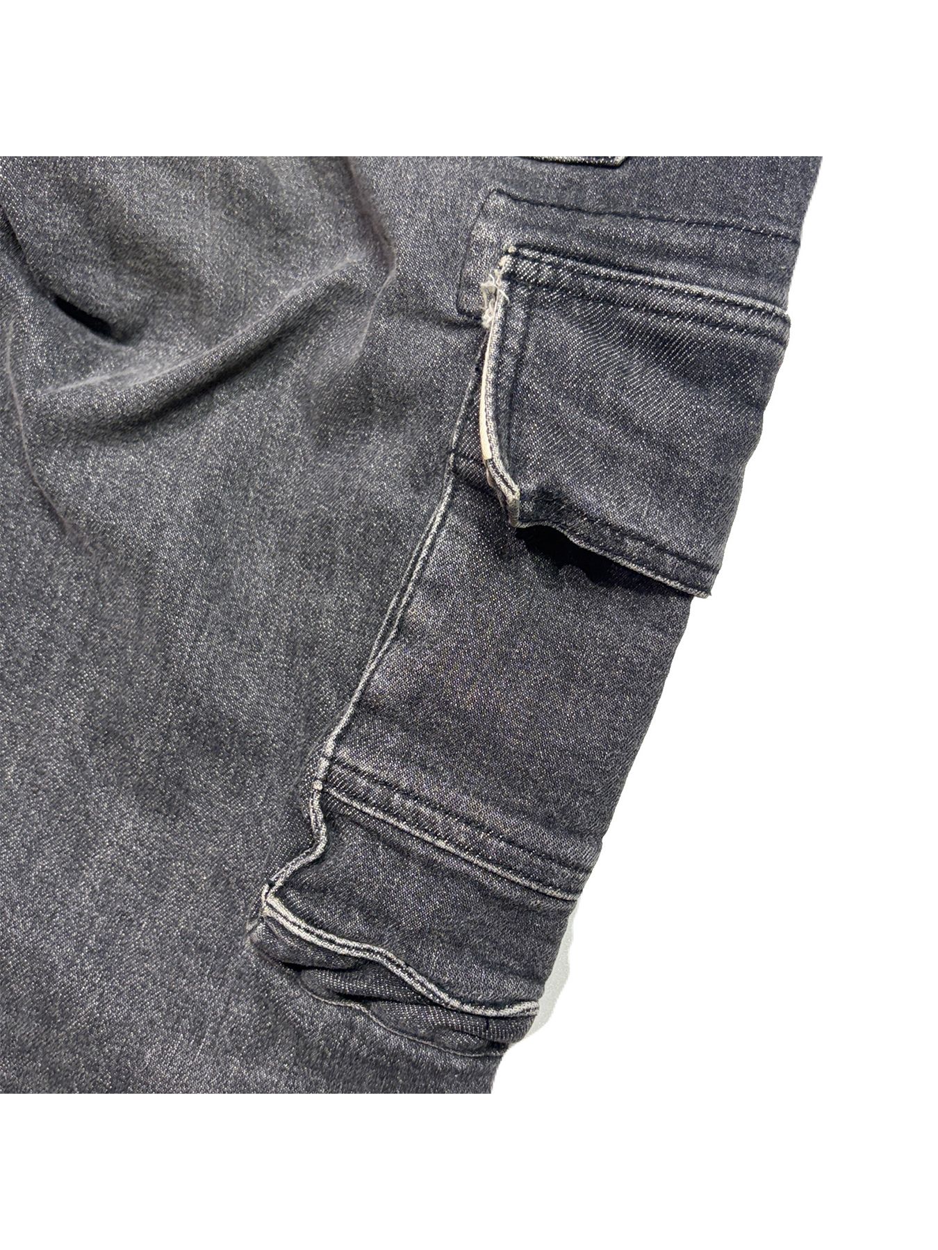 【予約品 8月23日(日) 締切】STRECH DENIM CARGO/P / ブラック