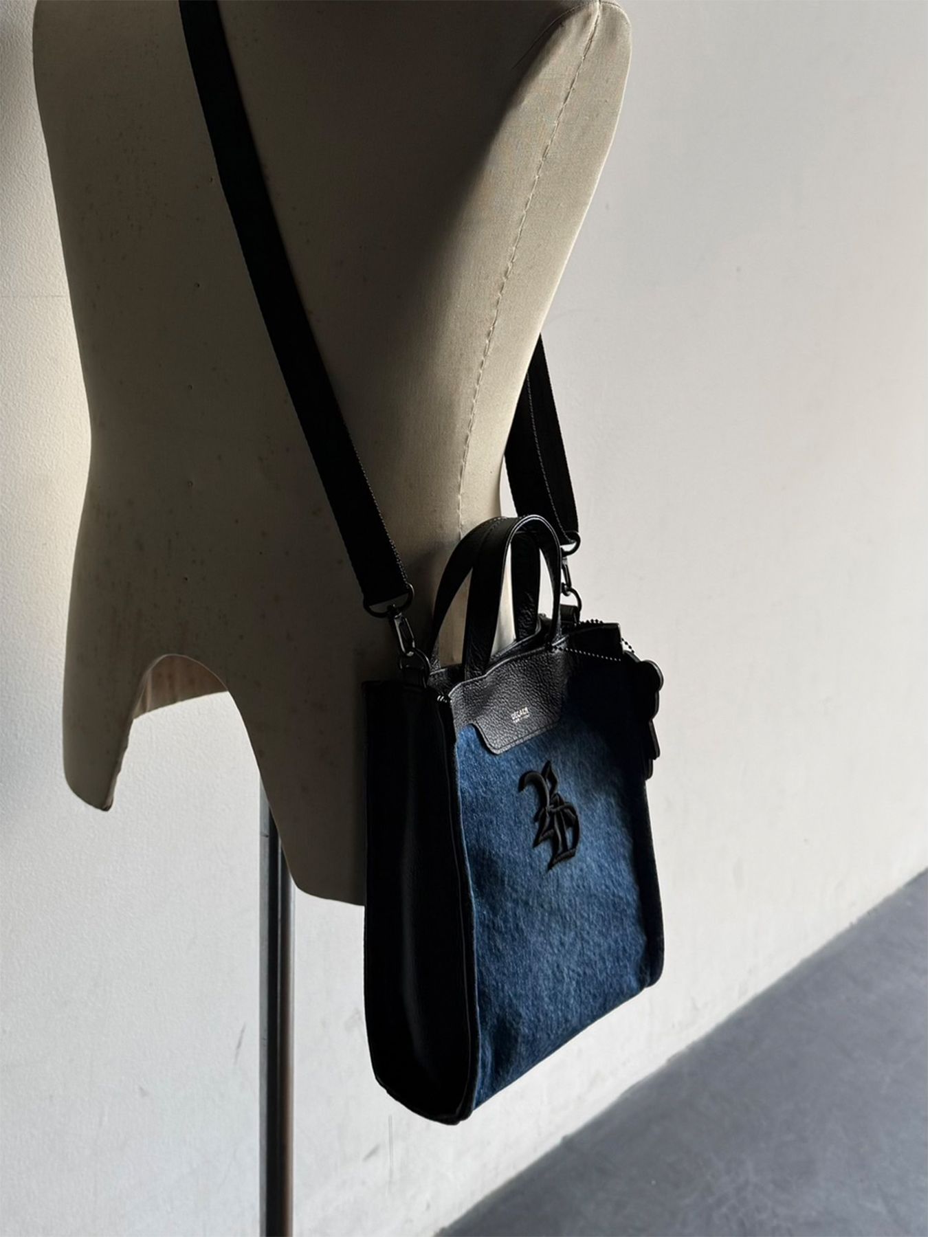 【予約品 2月15日(日) 18:00 締切】DECADEコラボ DENIM MINI TOTE BAG / デニムミニトートバッグ / デニム
