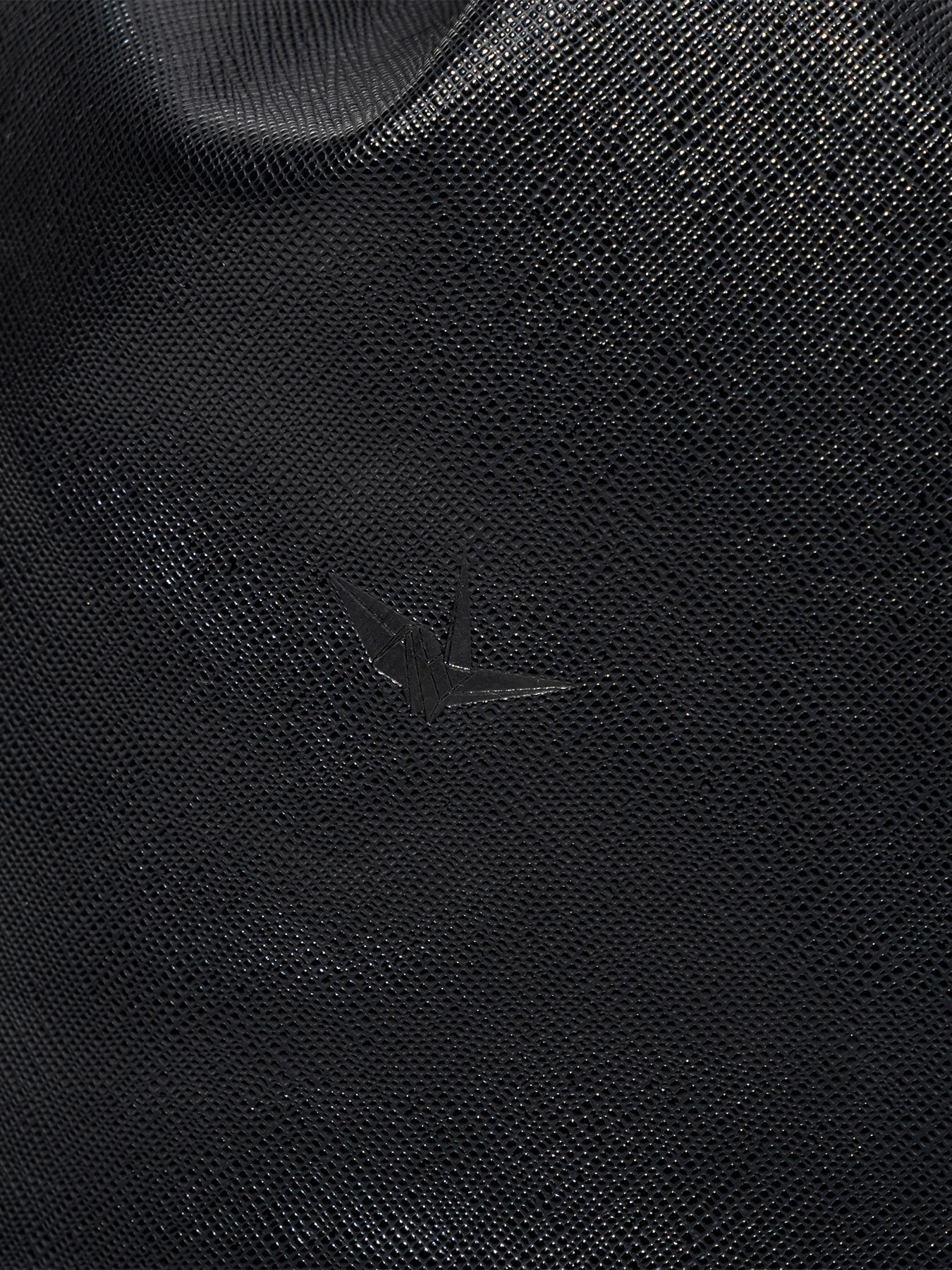 SAFFIANO DRAWSTRING BAG / ブラック