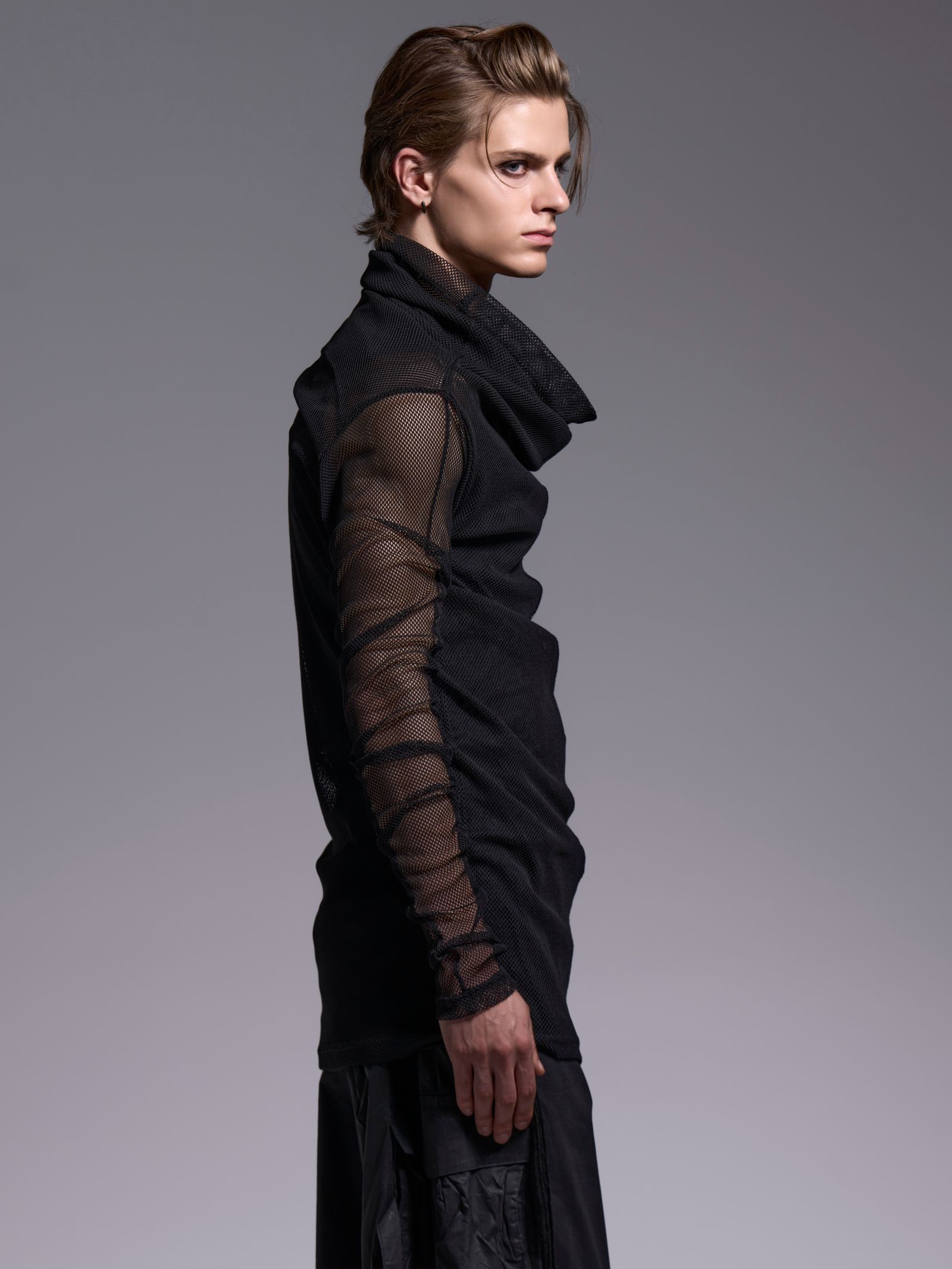 【予約品 1月4日(日) 締切】Loose High Neck / ルーズハイネック / ブラック