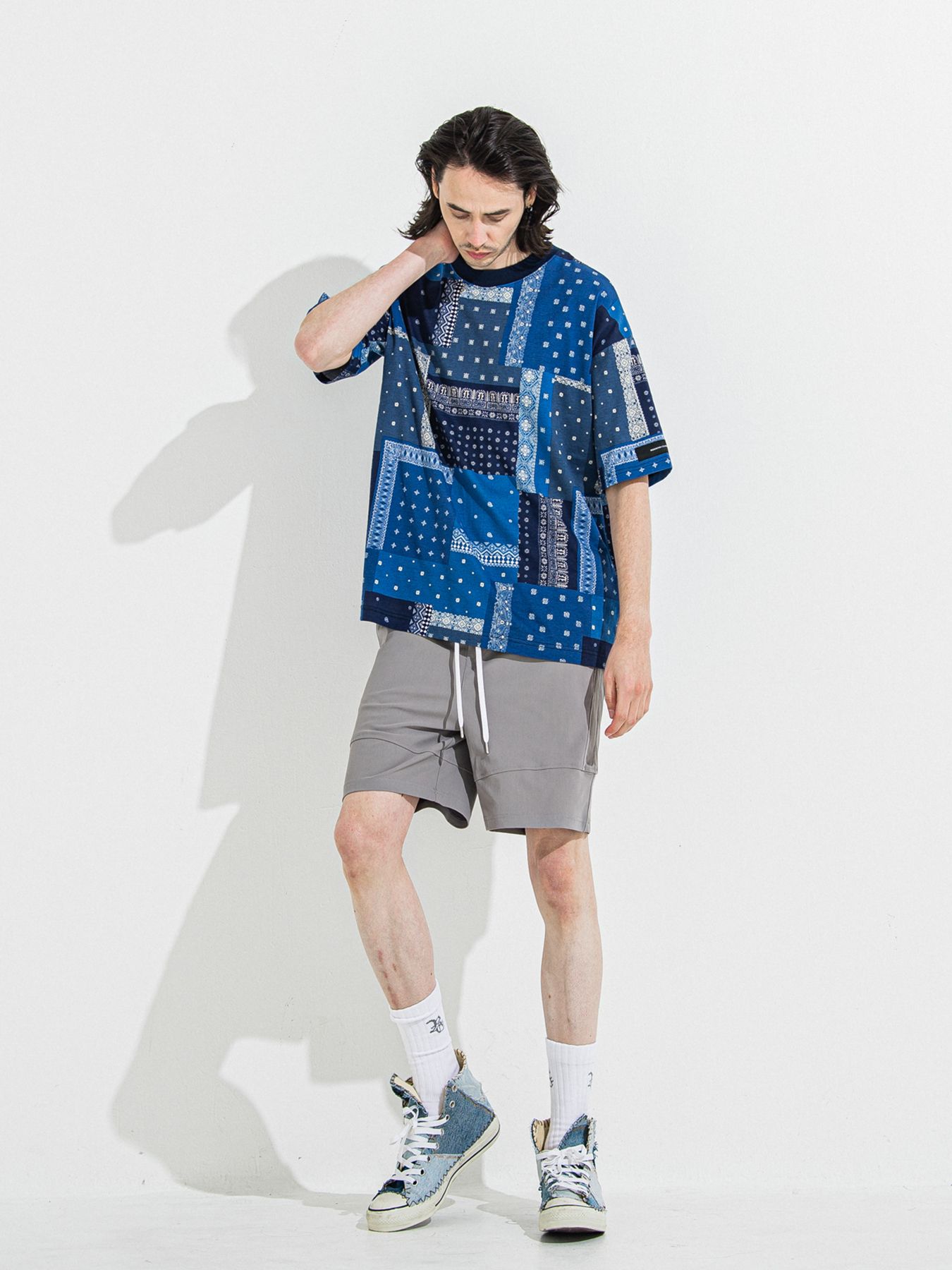 【予約品 】TYLER NYLON SHORTS / タイラー ナイロンショーツ / グレー