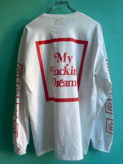 ロンTシャツ (square)スクエア マイファッキンドリーム / ホワイト  【M】