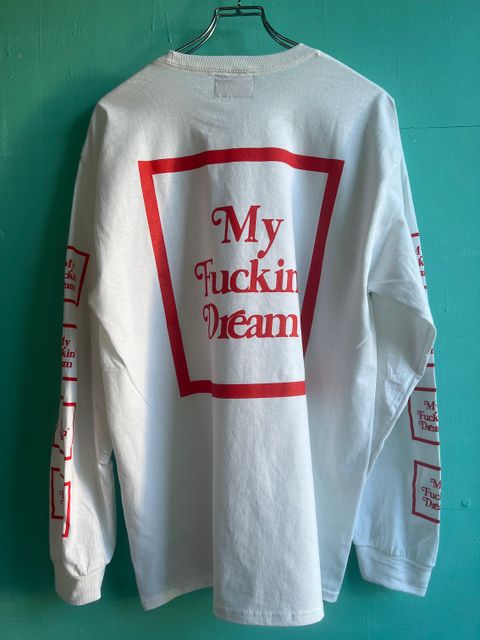 ロンTシャツ (square)スクエア マイファッキンドリーム / ホワイト  【M】
