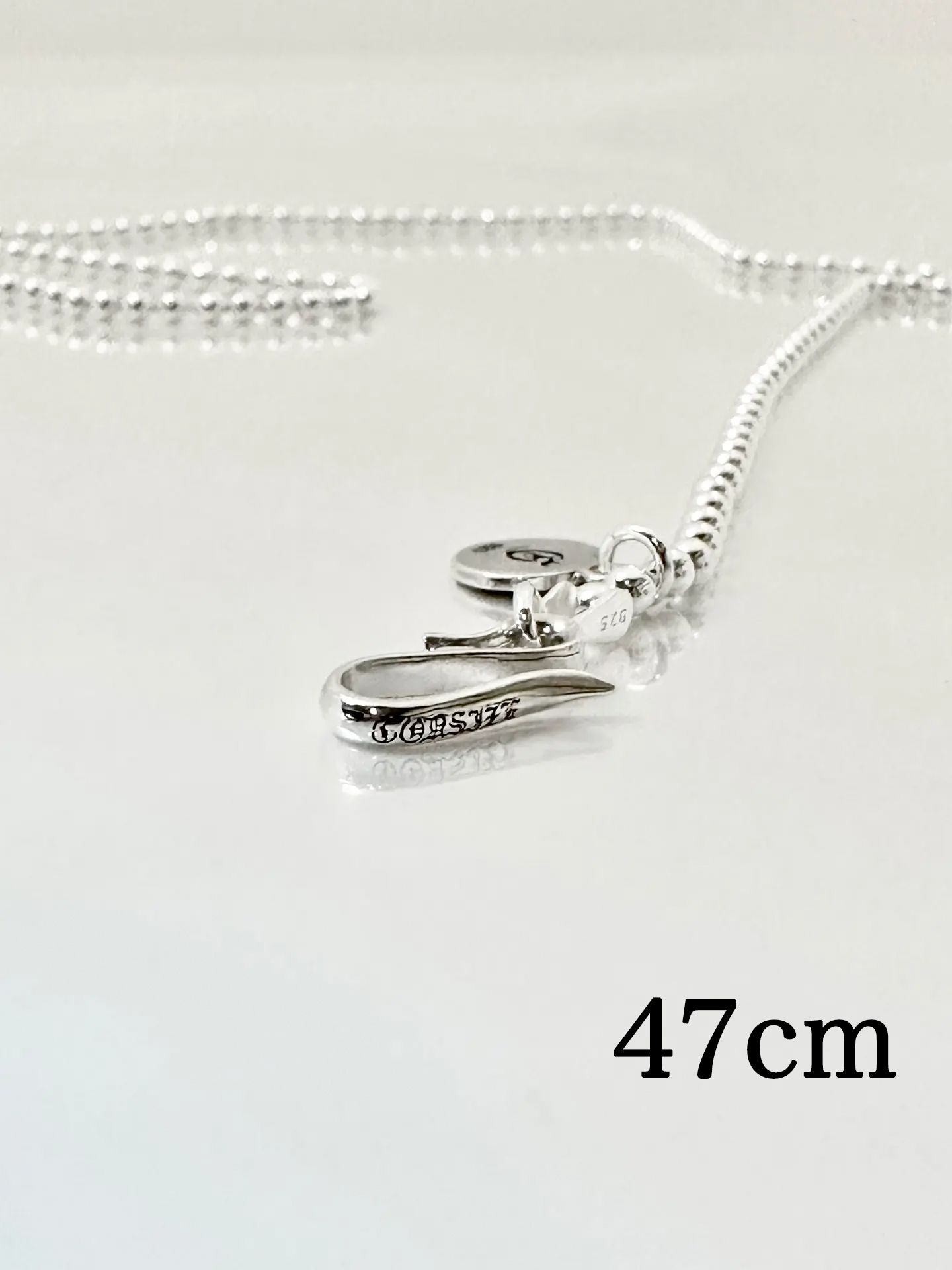 《受注生産》GODSIZE® BALL CHAIN 47cm / ゴッドサイズ® ボールチェーン 47cm / 注文から1～2週間後入荷予定