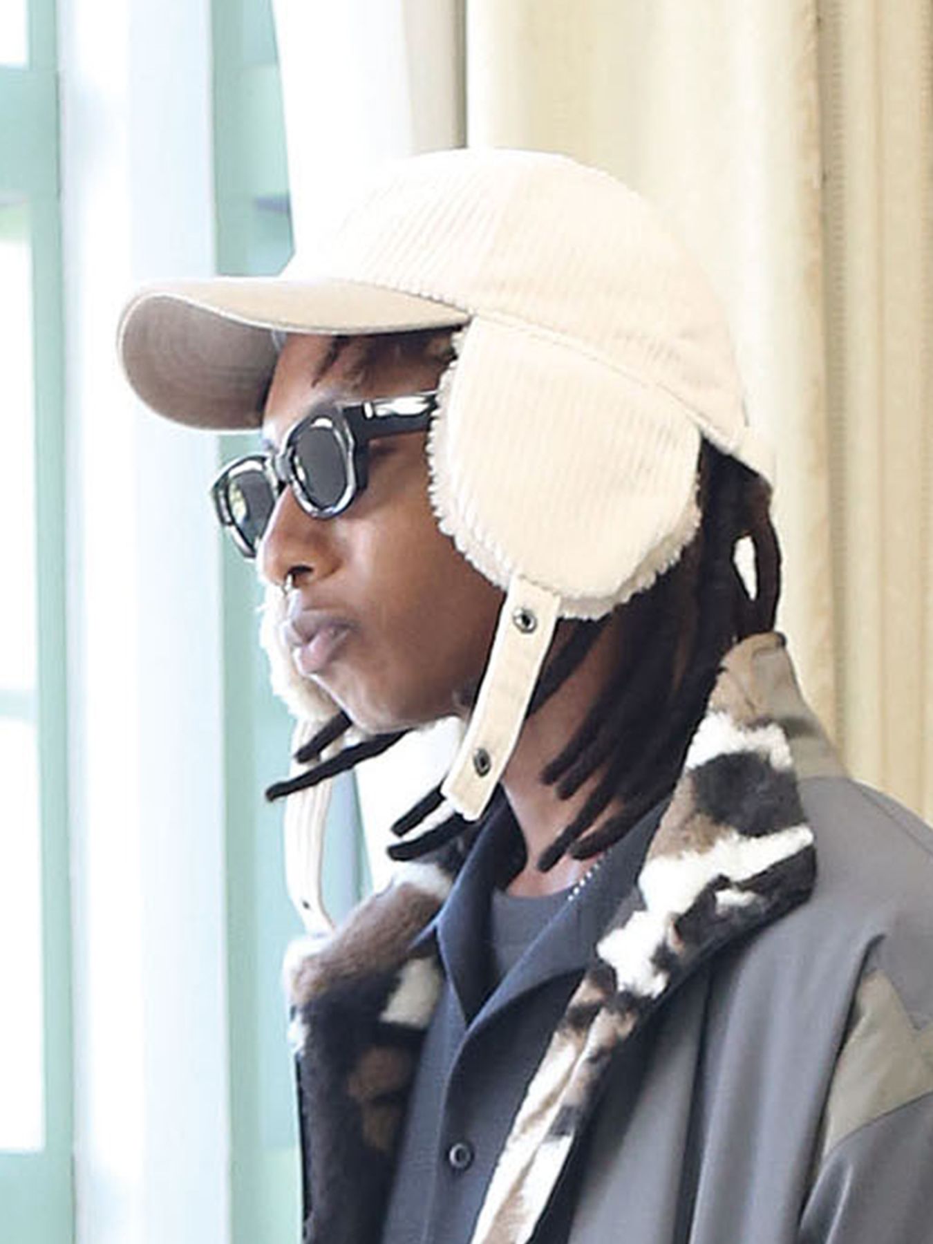 MICHELLE-BOA CAP / IVORY【QUOLT】