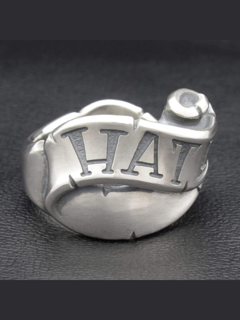 Flap Ribbon Ring S / HATE / リング