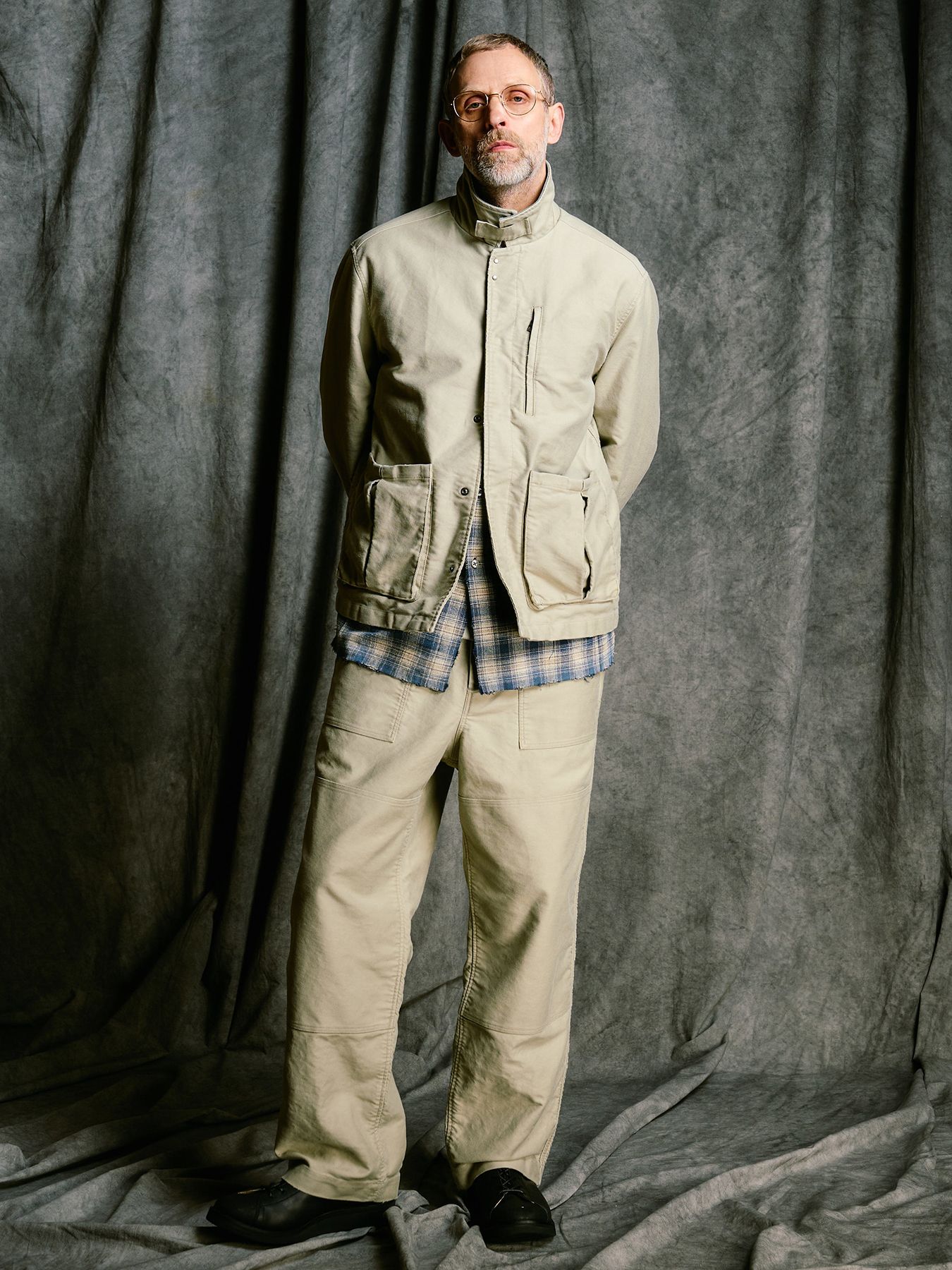 【予約品 4月19日(日) 18時締切】heavy moleskin work pants / ヘビーモールスキン ワークパンツ / ライトカーキ