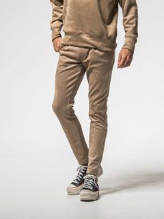 【予約品 8月31日(日) 締切】CHRIS EASY SUEDE TUCK PANTS / クリス イージー スウェードタックパンツ / ブラウン