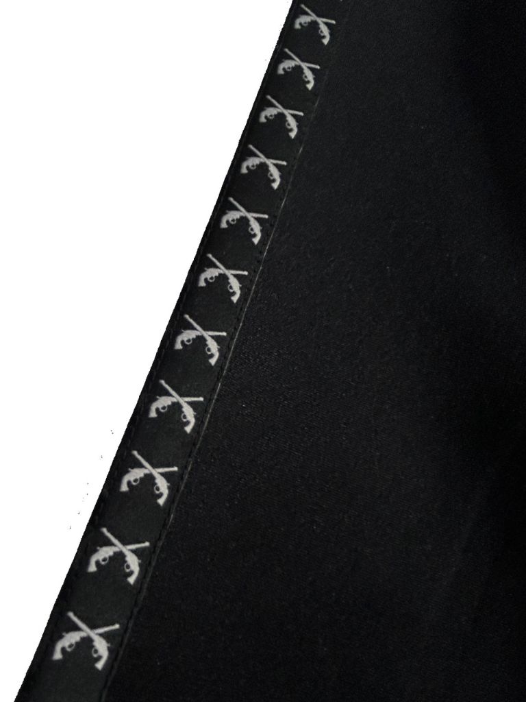 LINE TAPE JERSEY スウェット / ブラック